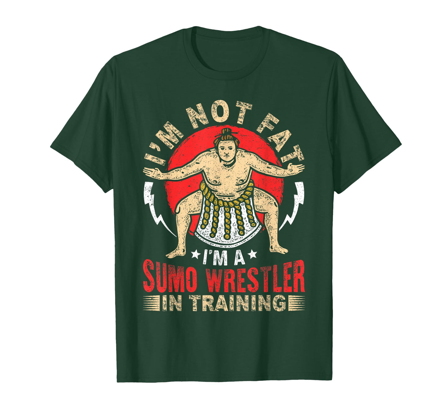 I'm Not Fat Sumo Wrestler In Training Japan Gift T-Shirt