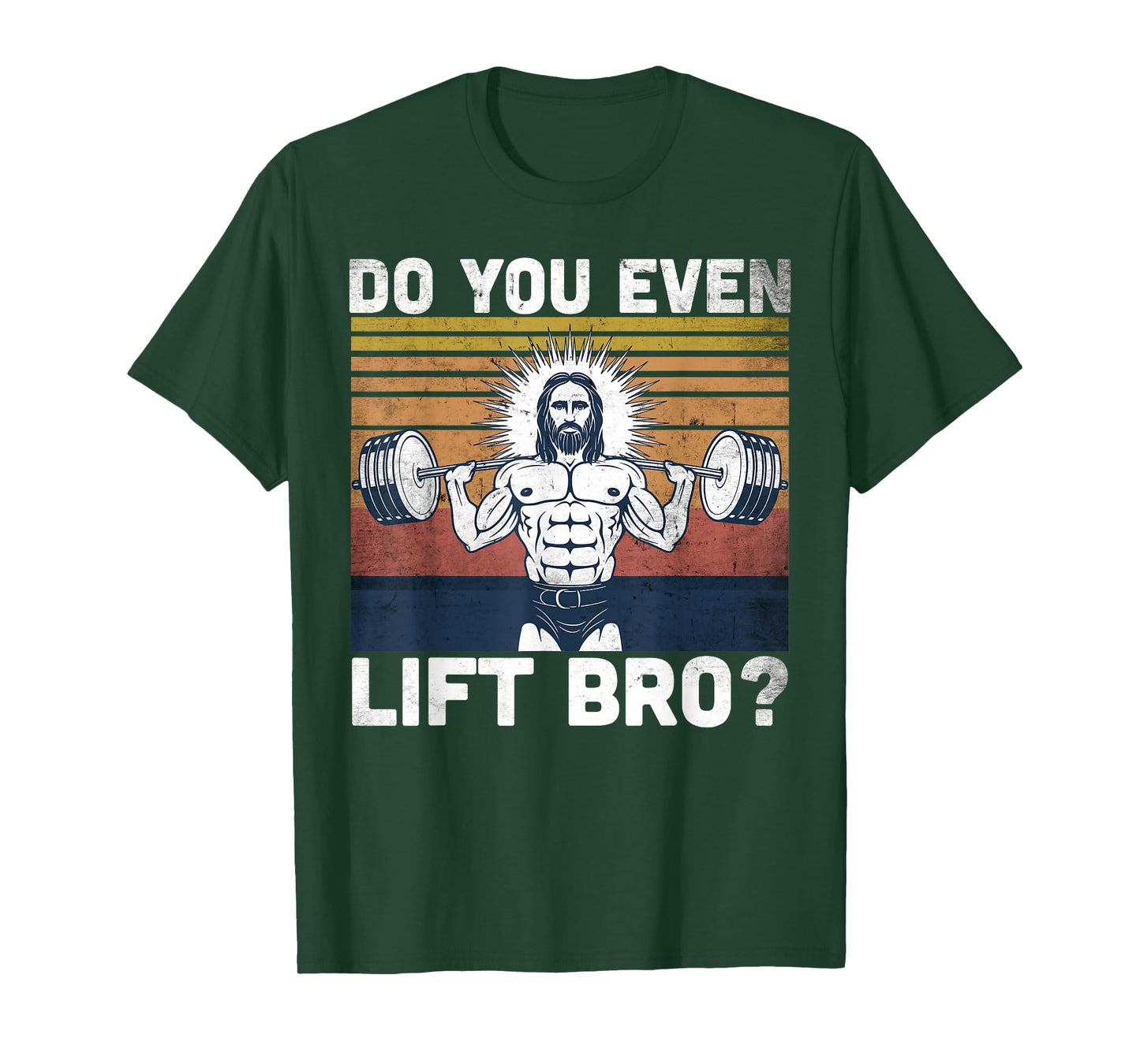 Do You Even Lift Bro? - Jesus Gym Shoes T-Shirt