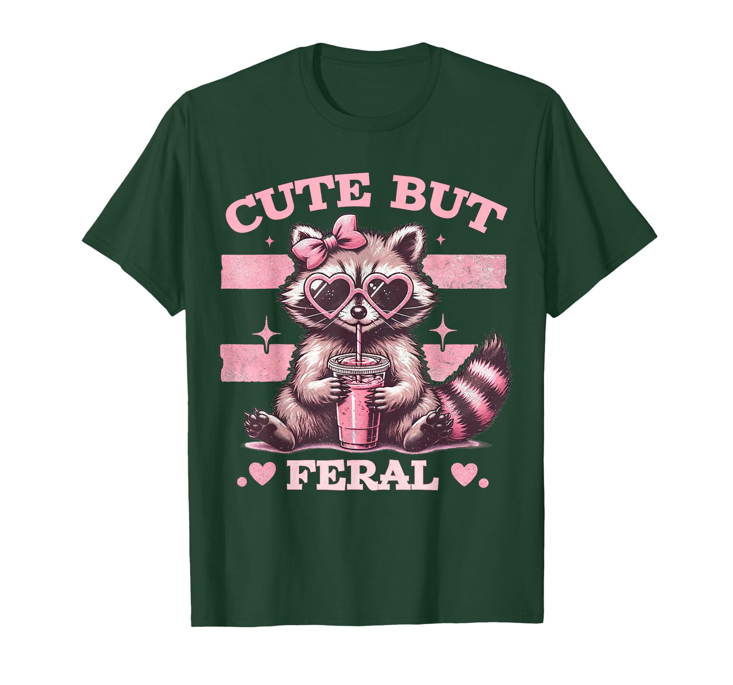 Raccoon Cute But Feral Toddler Funny Animal Gifts vintage T-Shirt