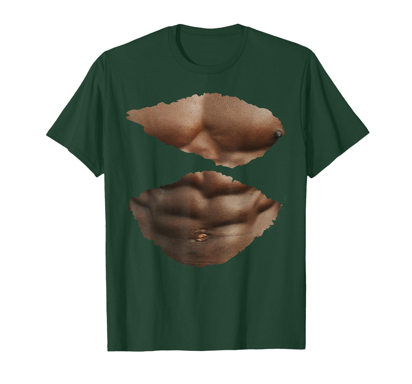 Mens Fakes Ab Muscles funny halloween muscle costume Gift T-Shirt
