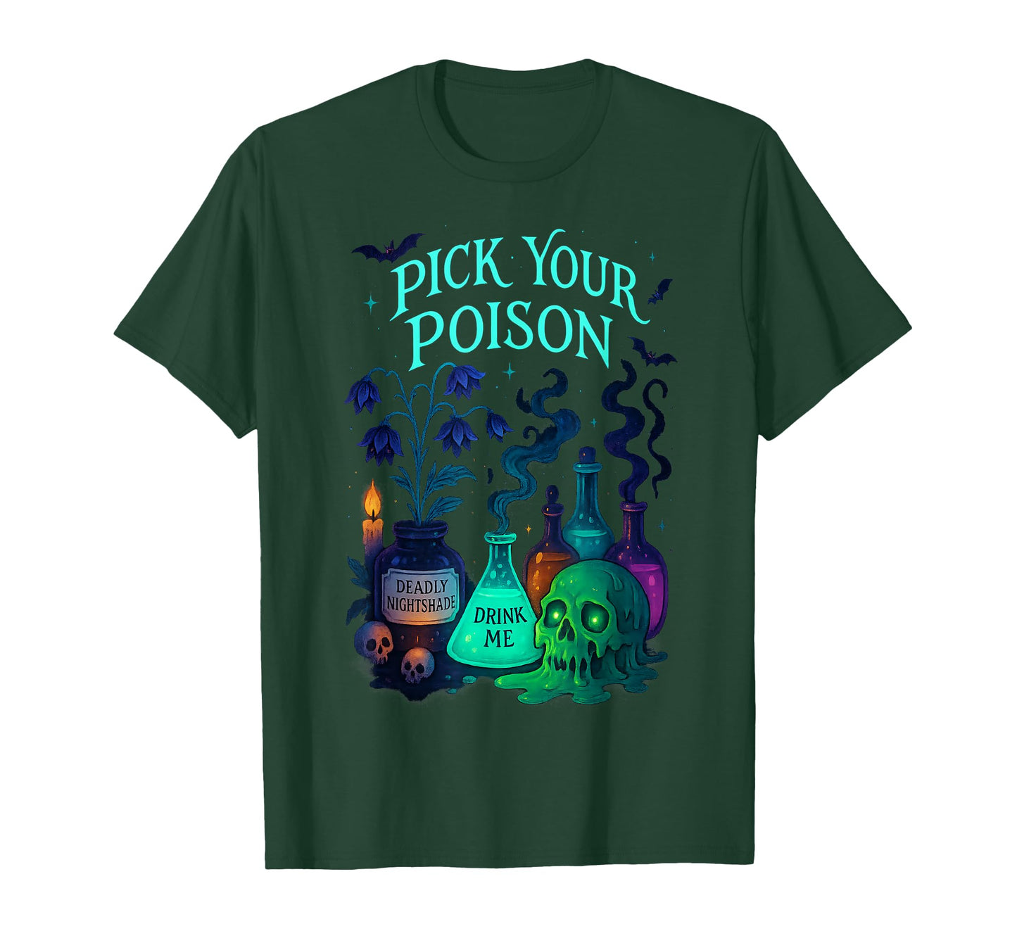 Pick Your Poison Vintage Princess Halloween T-Shirt