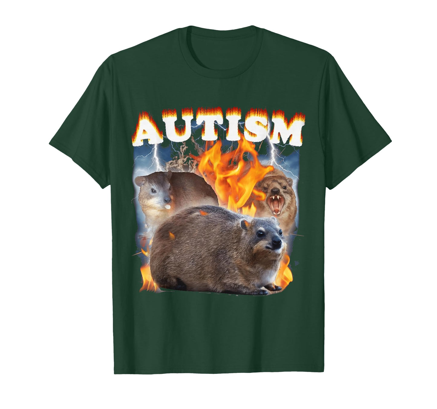 Autism Hyrax FUNNY MEME T-Shirt