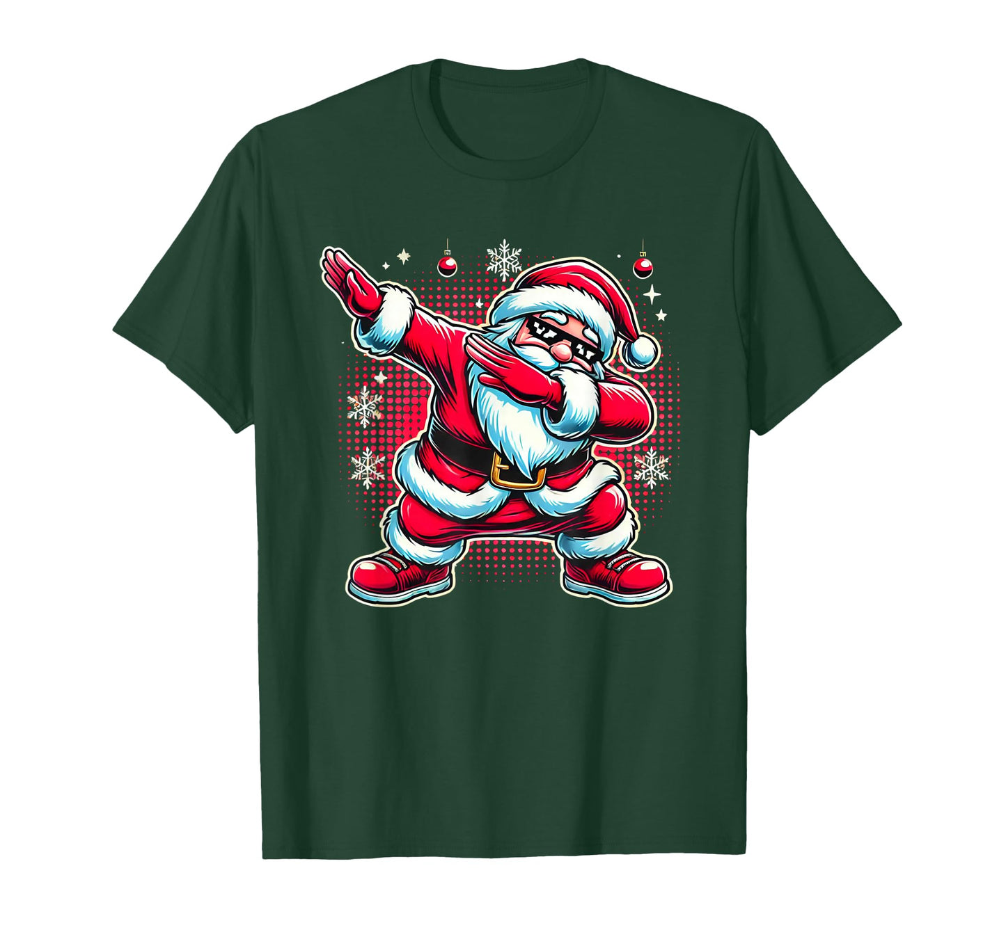Dabbing Santa Claus Funny Christmas Boys Kids Girls Xmas Dab T-Shirt