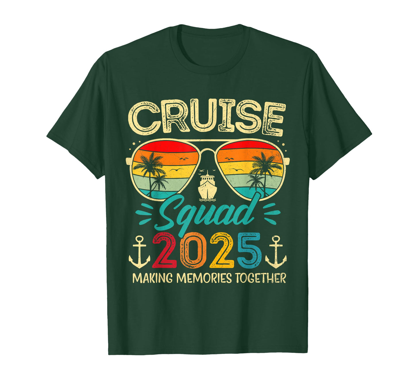 Cruise Squad 2025 Family Group Matching Summer Vacation T-Shirt