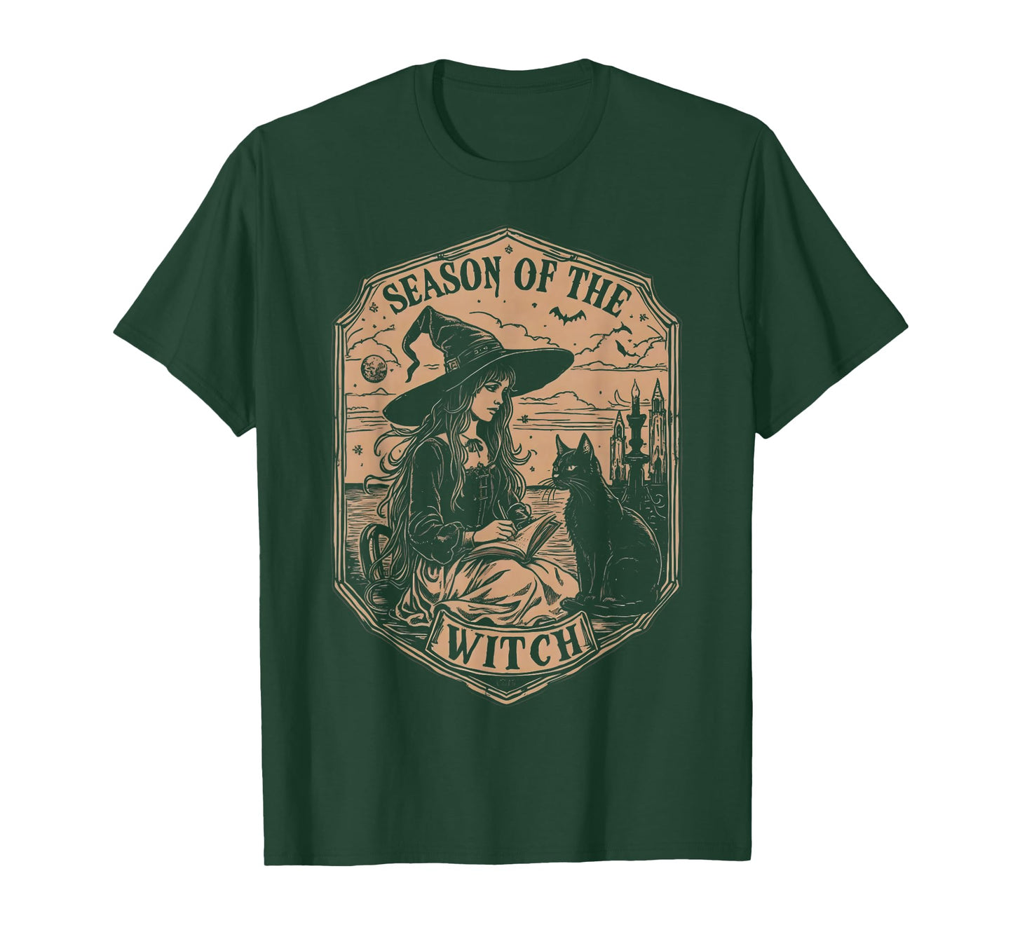 Season of The Witch Halloween Gothic Classic Party Costume T-Shirt