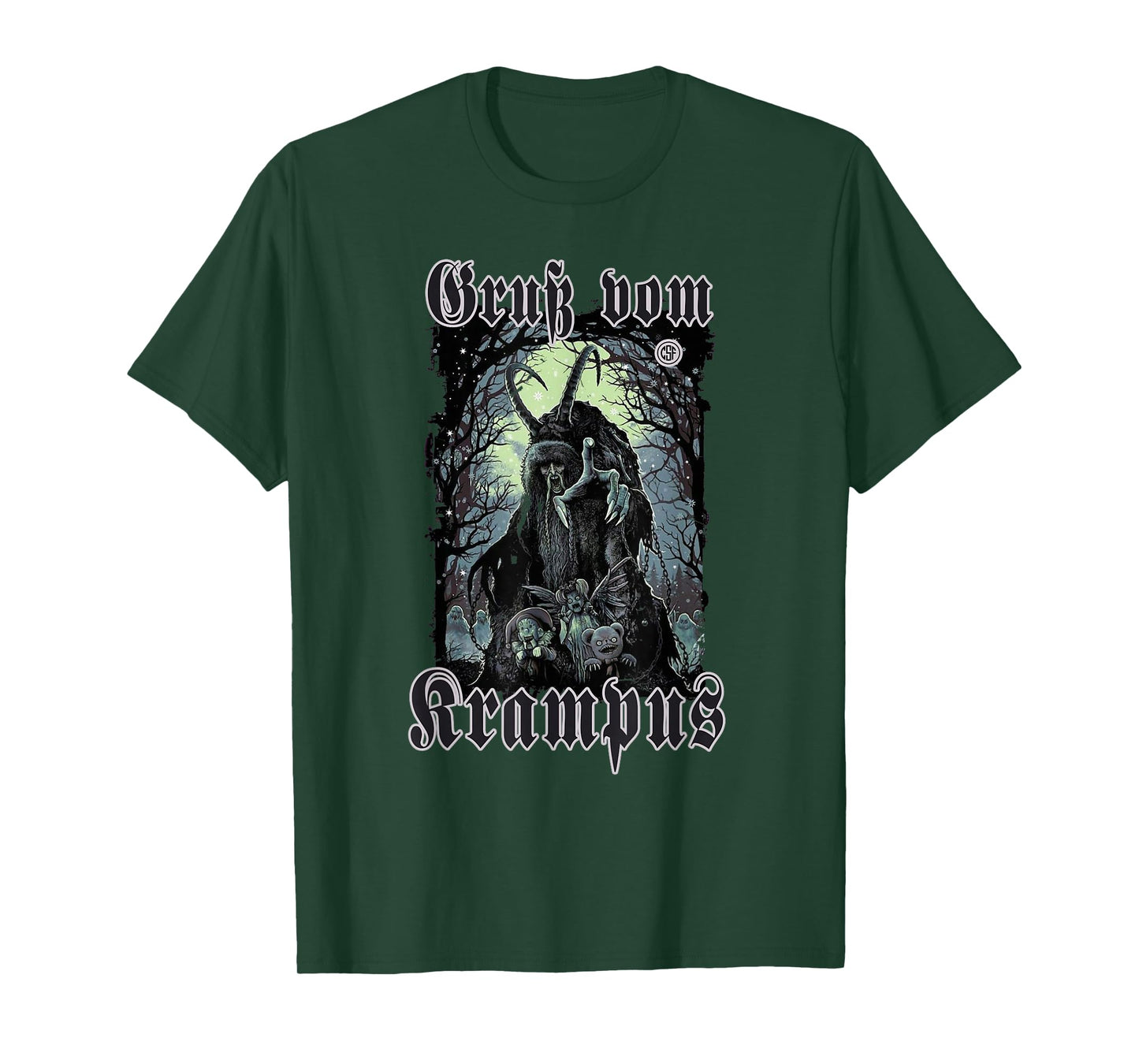 Greeting from Krampus Christmas Legend Figure T-Shirt