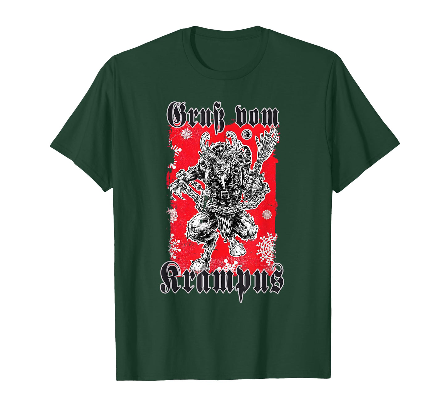 Greeting from Krampus Christmas Legend Figure T-Shirt
