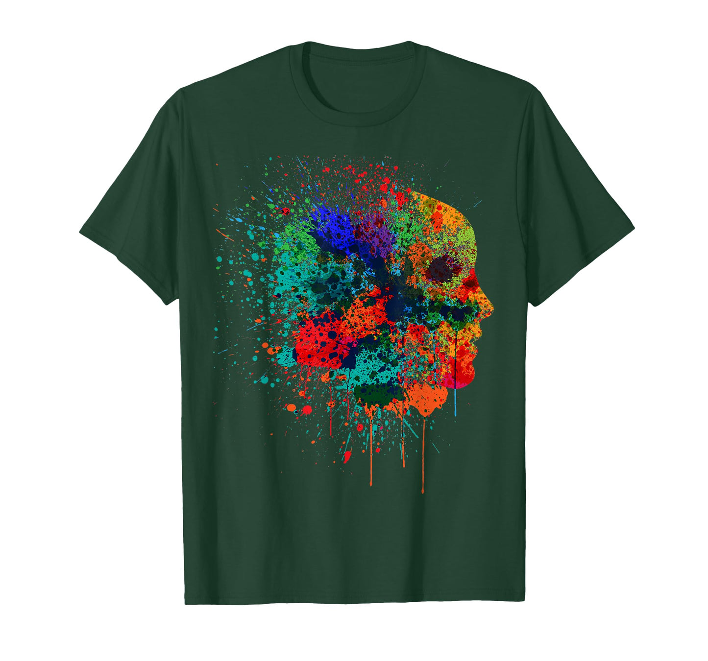 Pretty Fall Color Paint Splatter Women Men Kids T-Shirt