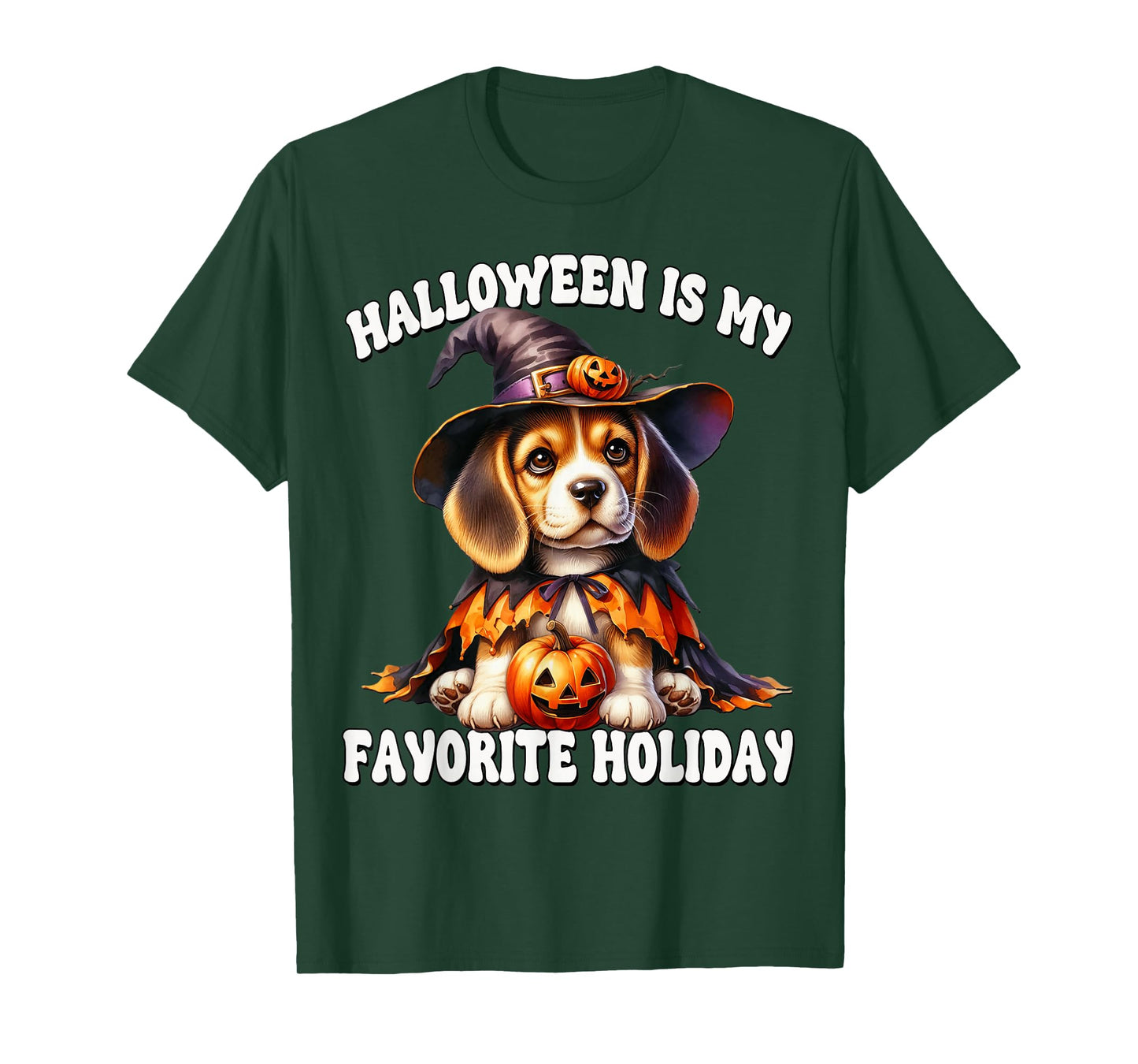 Beagle Dog Graphic for Mom Halloween is My Favorite Holiday T-Shirt