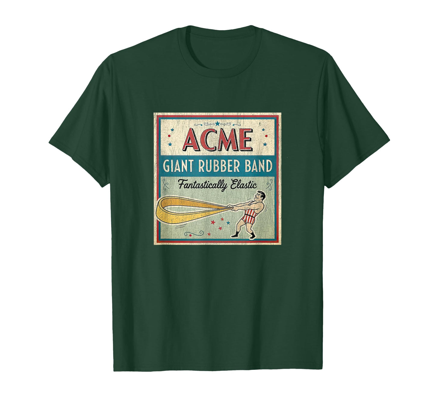 Acme Giant Rubber Band | Vintage Cartoon Saturday Morning T-Shirt