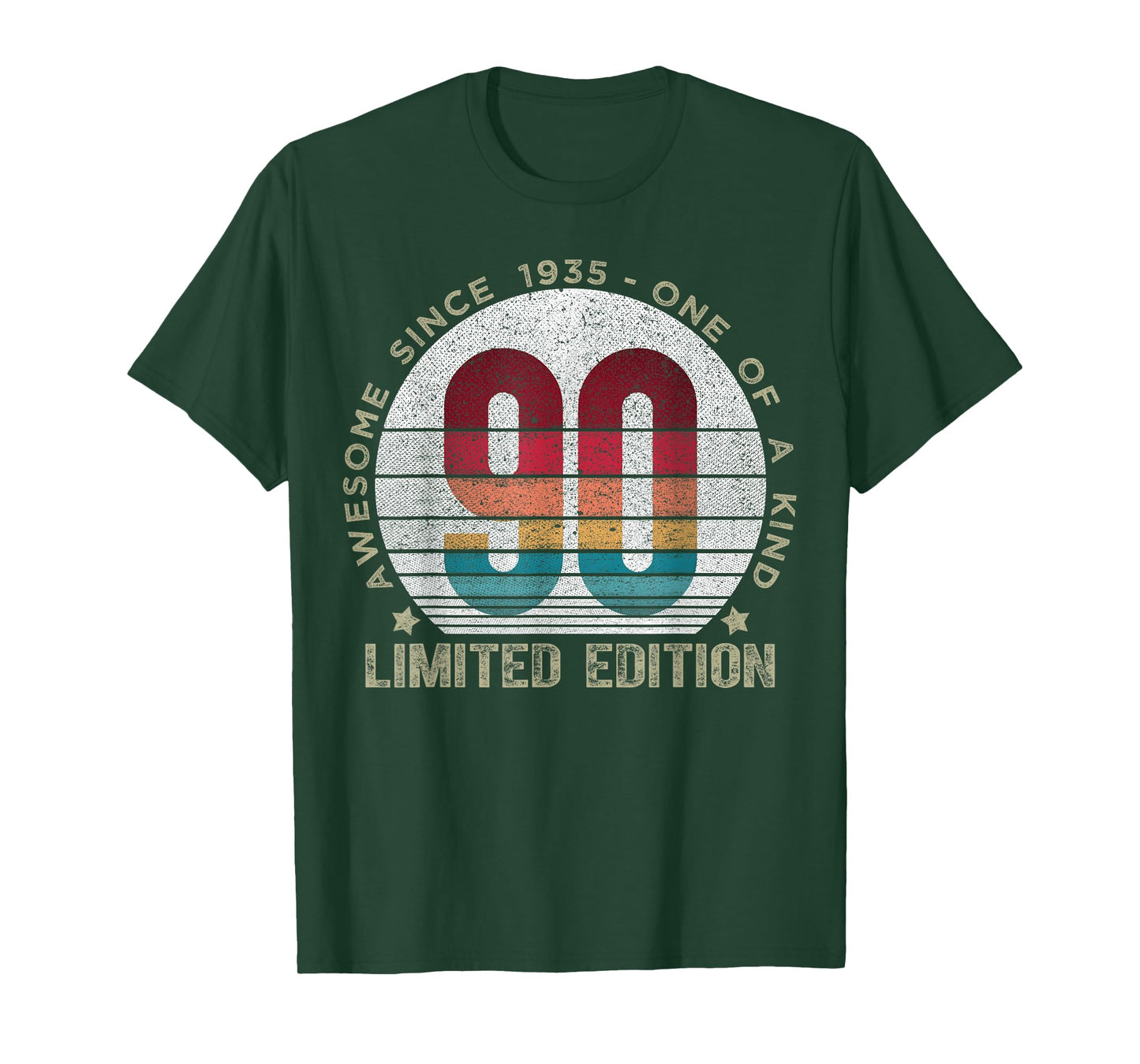 90 Year Old Gifts Vintage 1935 Limited Edition 90th Birthday T-Shirt