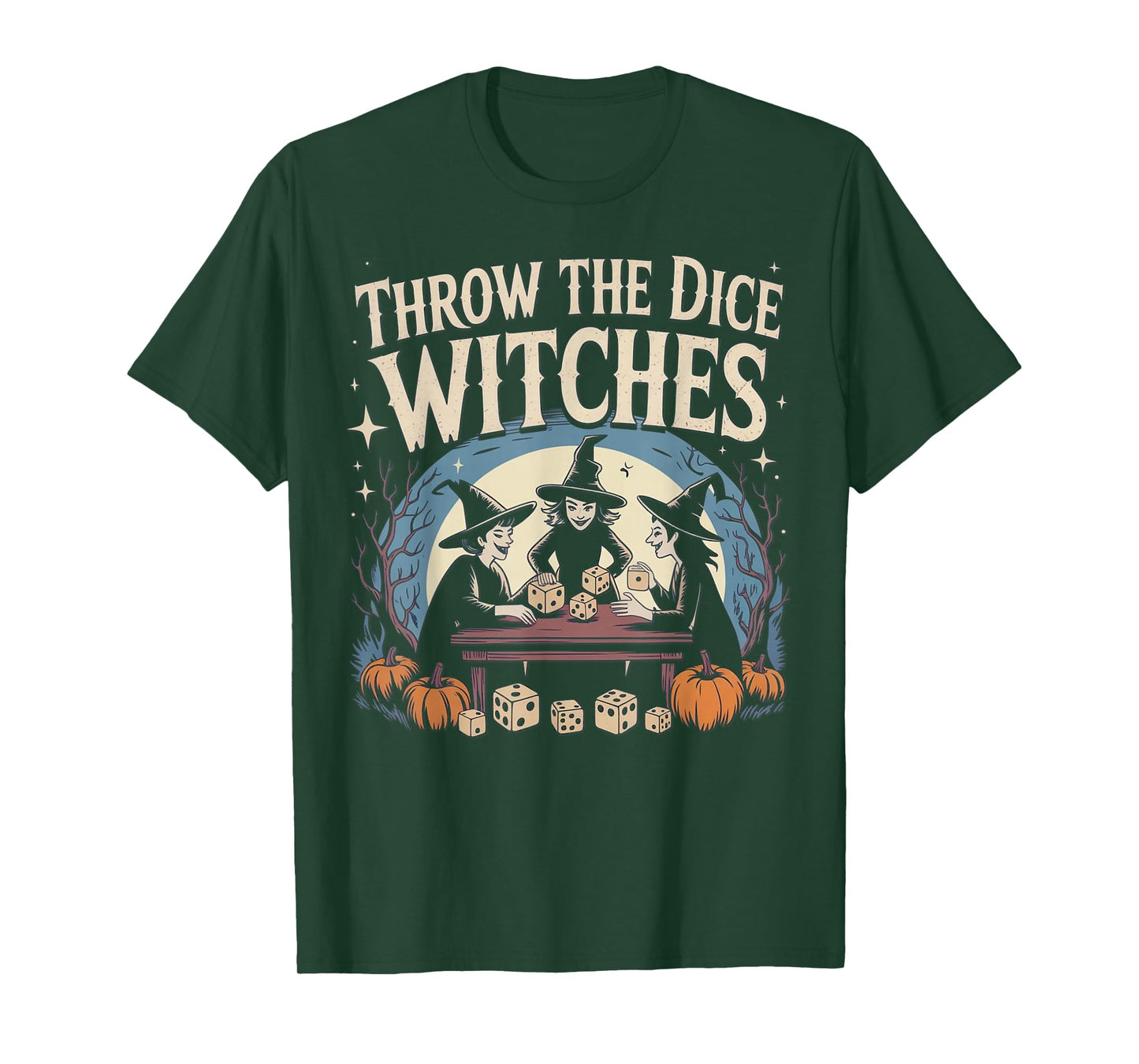 Throw The Dice Witches Bunco Party T-Shirt