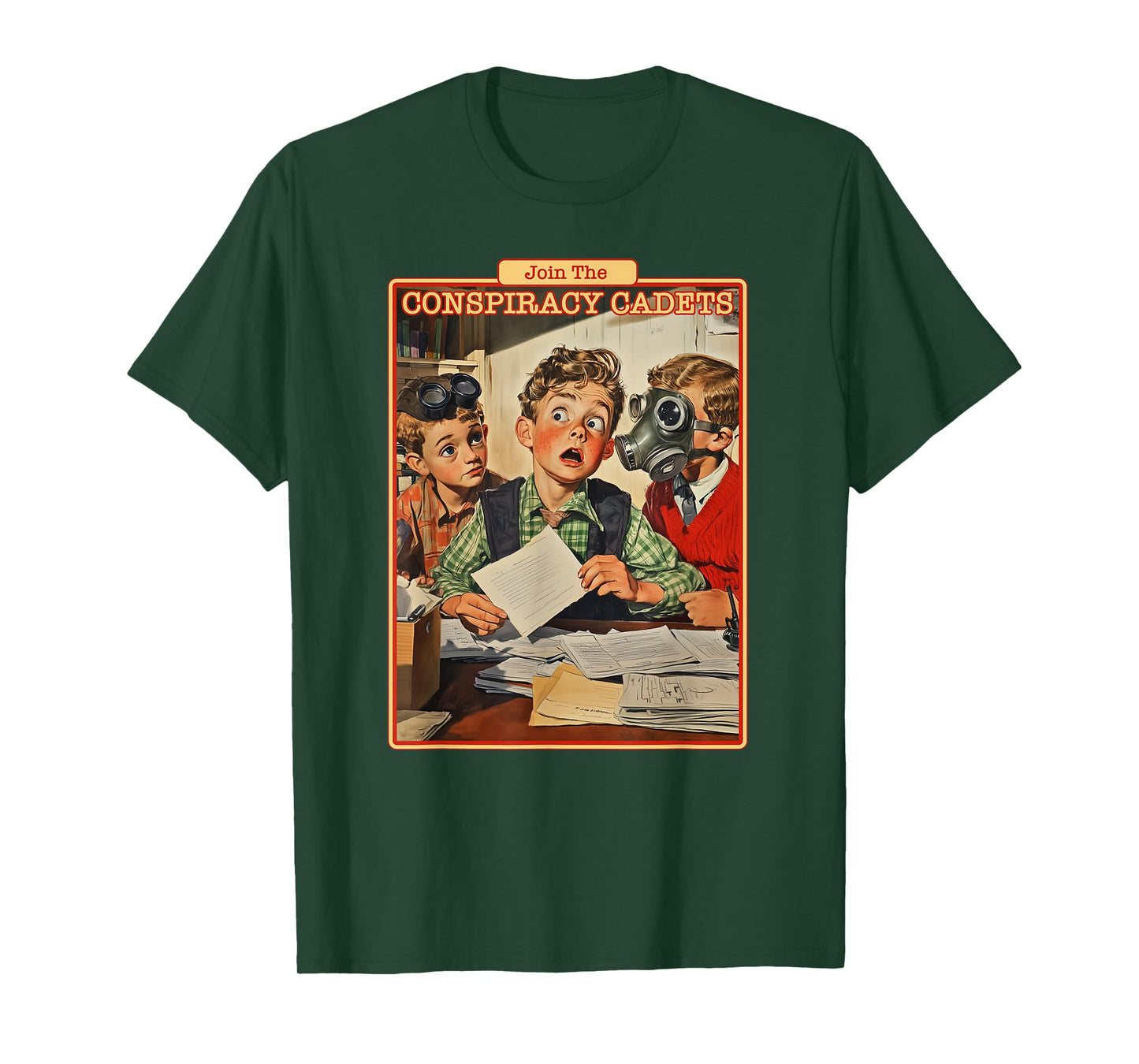 Join The Conspiracy Cadets Conspiracy Shirt - Adult Humor T-Shirt