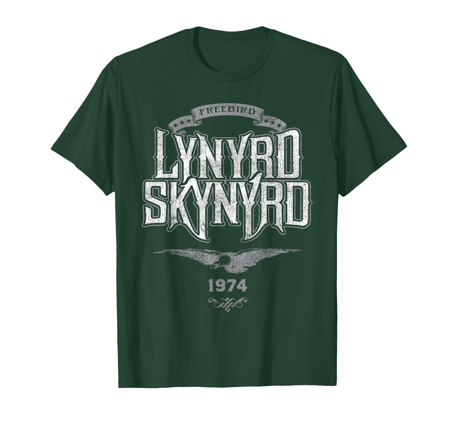Lynyrd Skynyrd Freebird Retro Logo 1974 Rock Music 70s Gifts T-Shirt