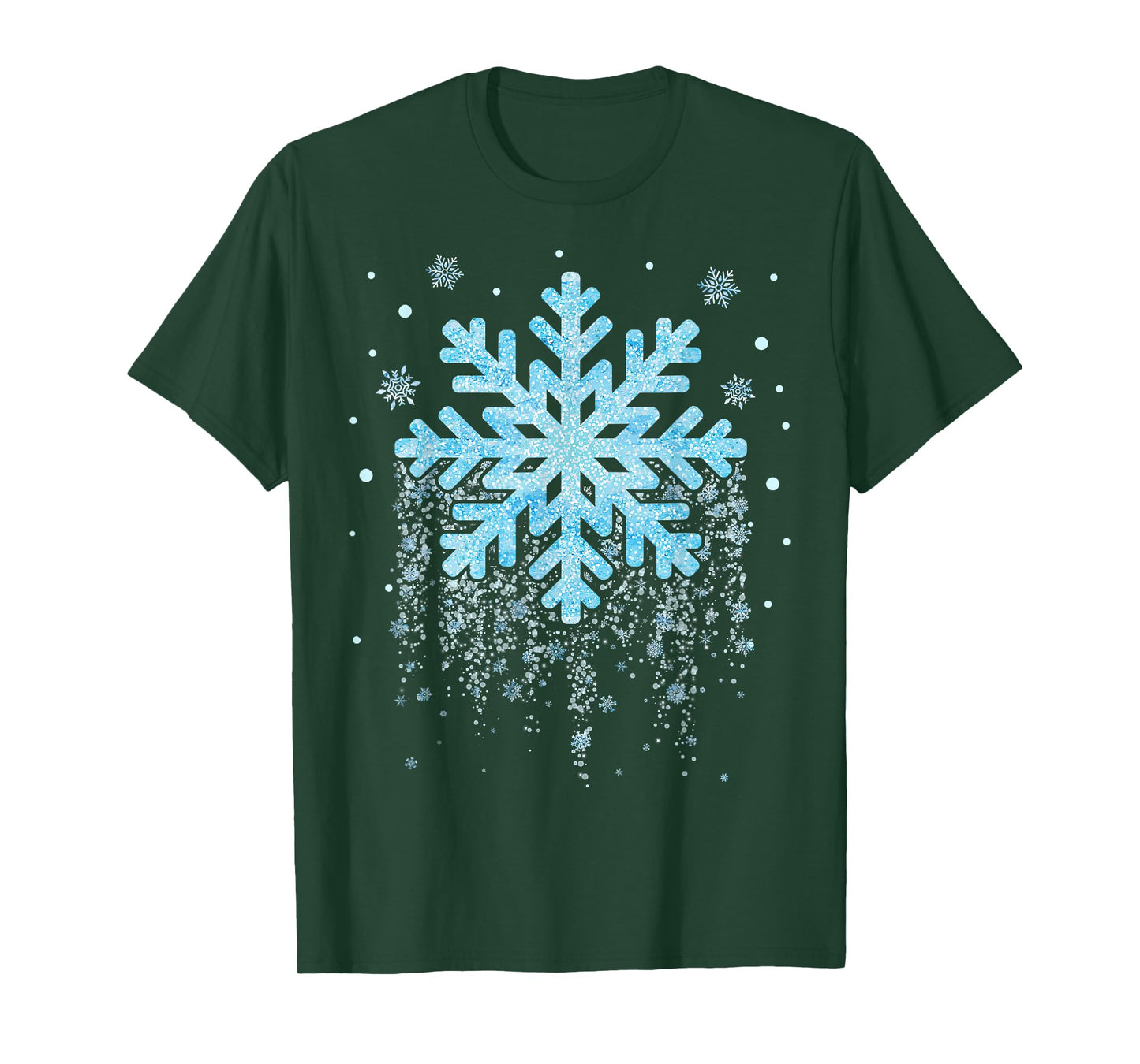 Snowflake Costume Winter Christmas Matching Mens Womens Kids T-Shirt