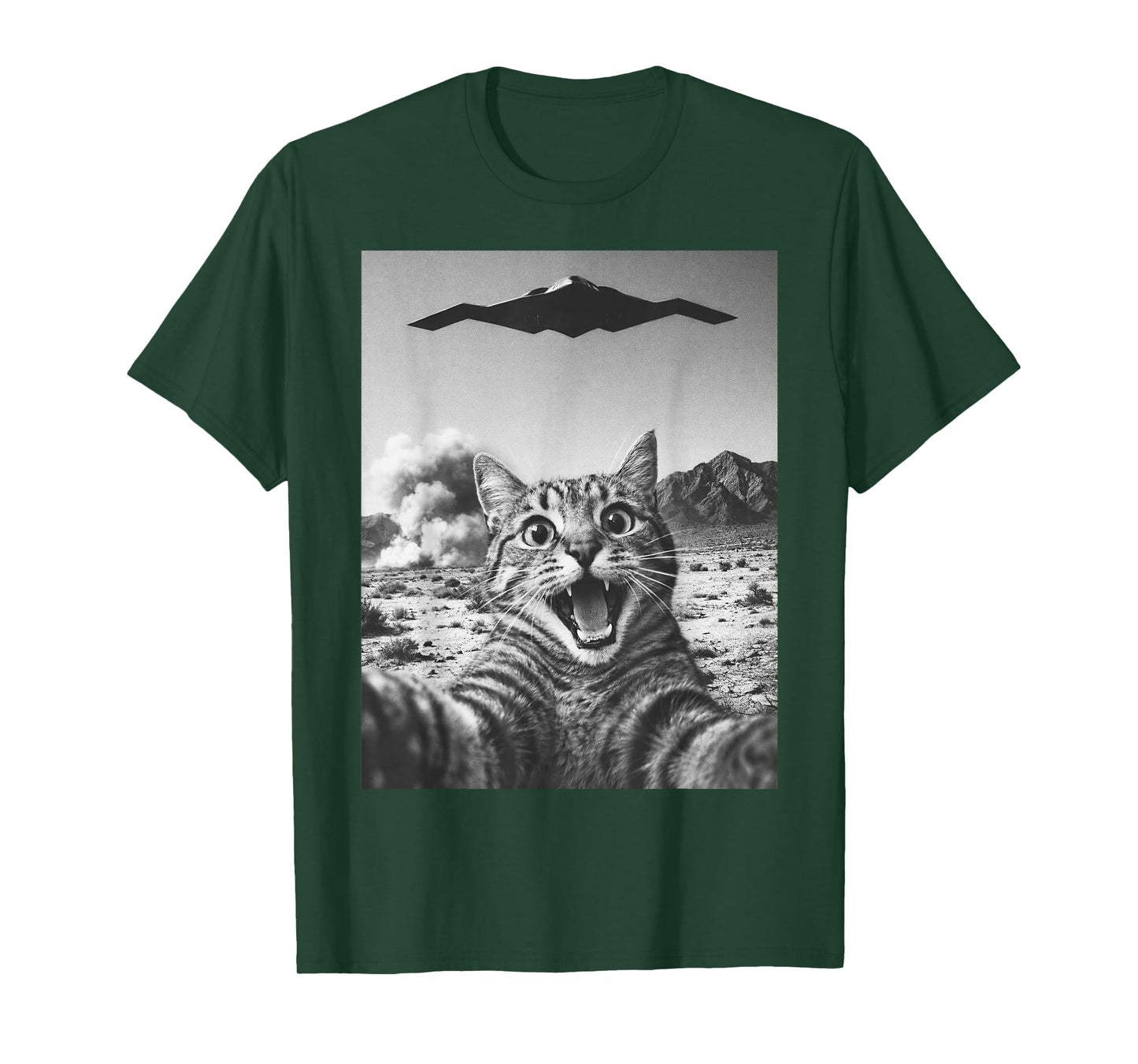 Cat Selfie Funny Operation Epic Fury Cat Meme T-Shirt - T-Shirt | Forest