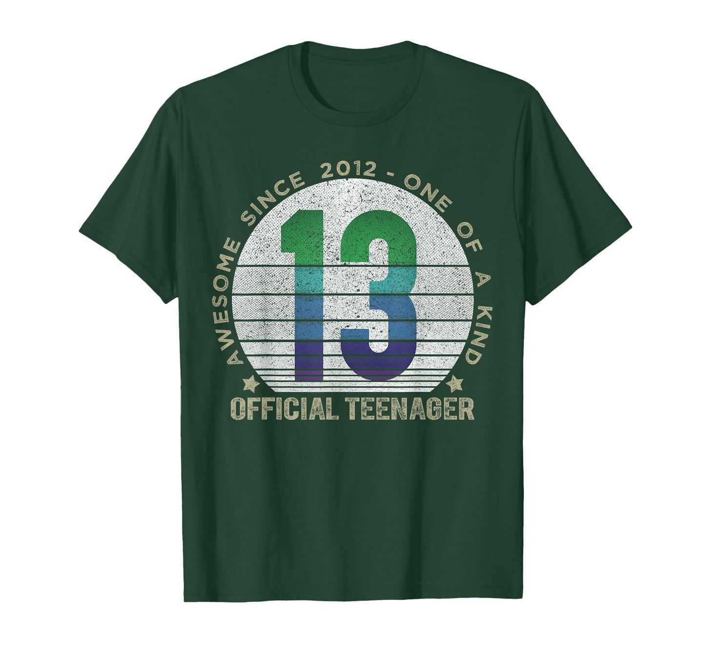 Official Teenager 13 Year Old Gifts Vintage 13th Birthday T-Shirt