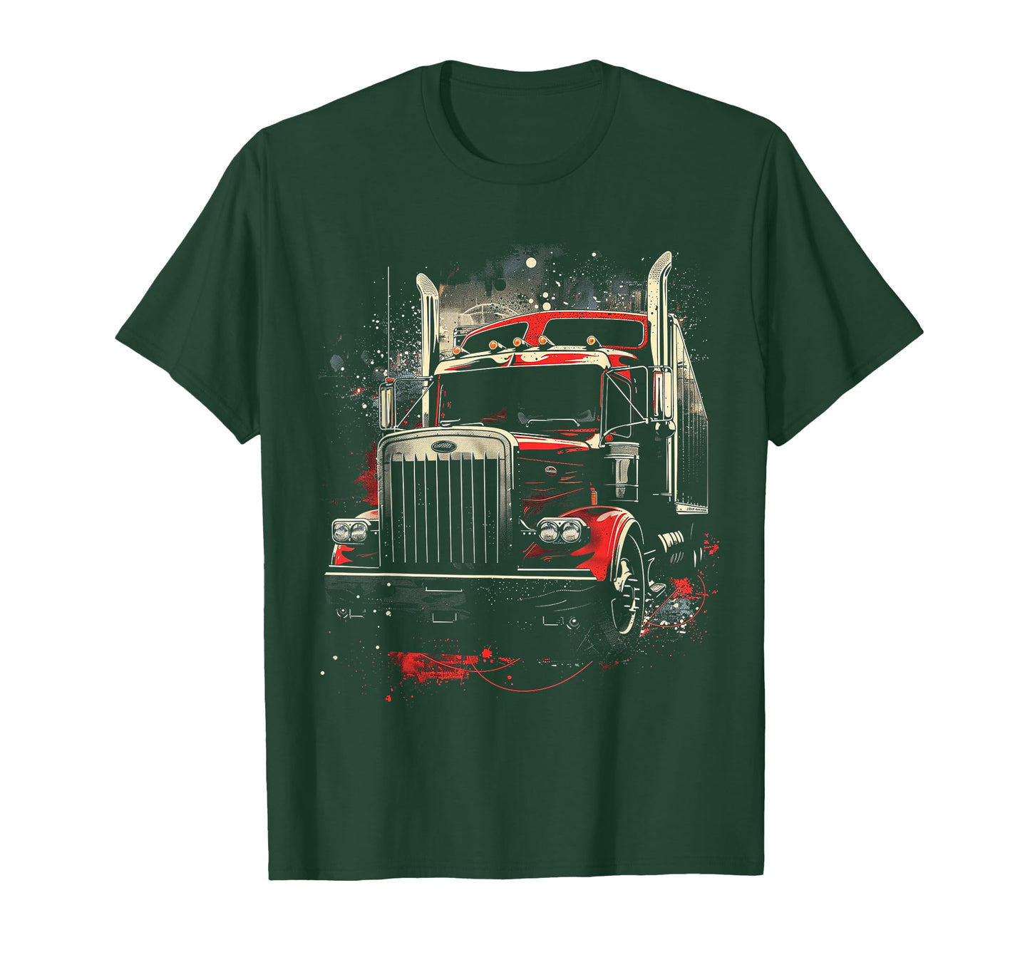 Vintage 18-Wheeler Truck T-Shirt