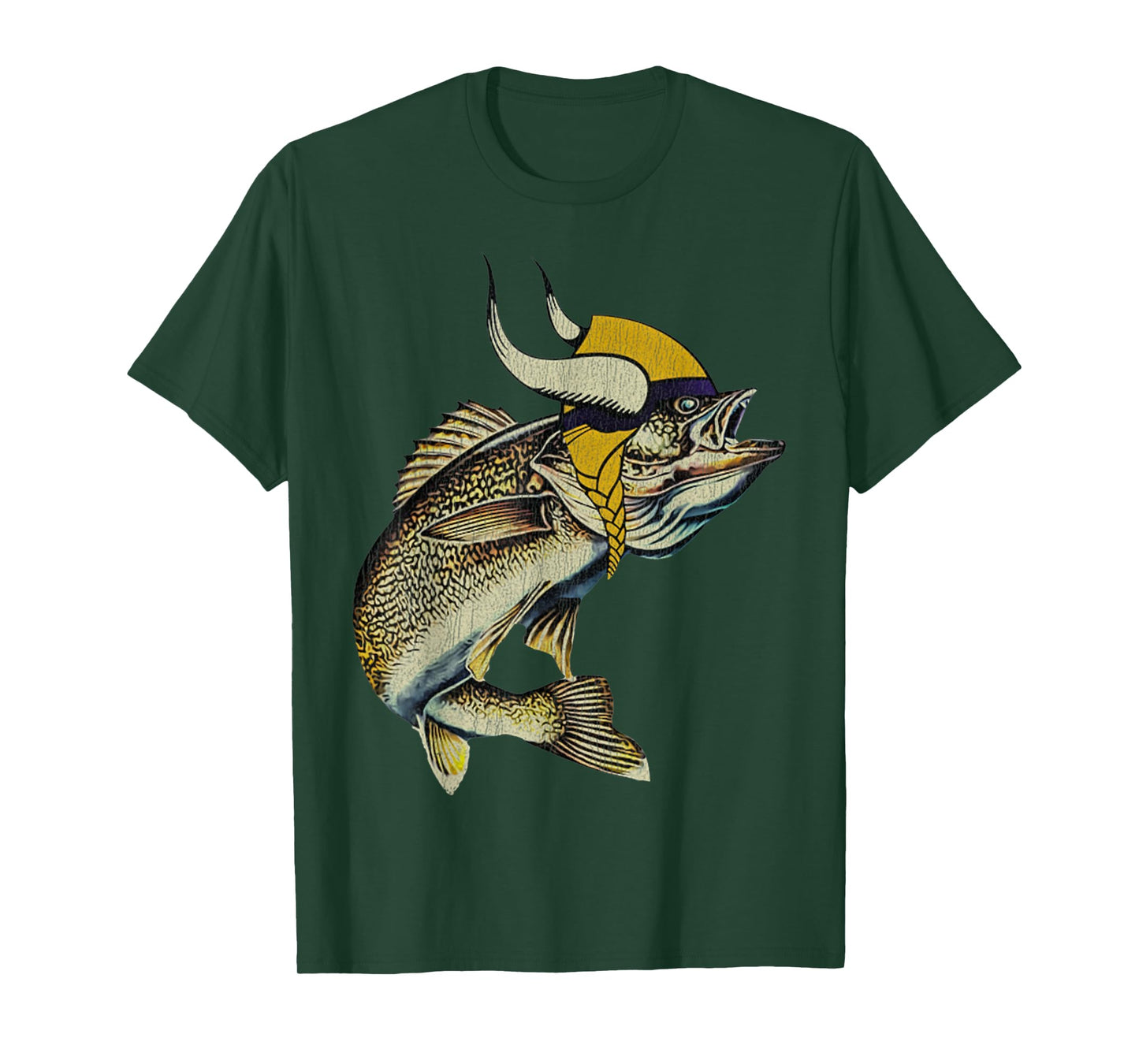 Retro Vintage Minnesota Walleye Fishing Lake Walleye Fishing T-Shirt