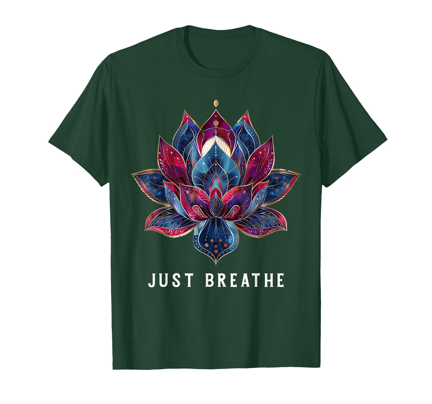 Yoga Lotus Flower Zen Buddhism Buddhist Buddha Meditation T-Shirt