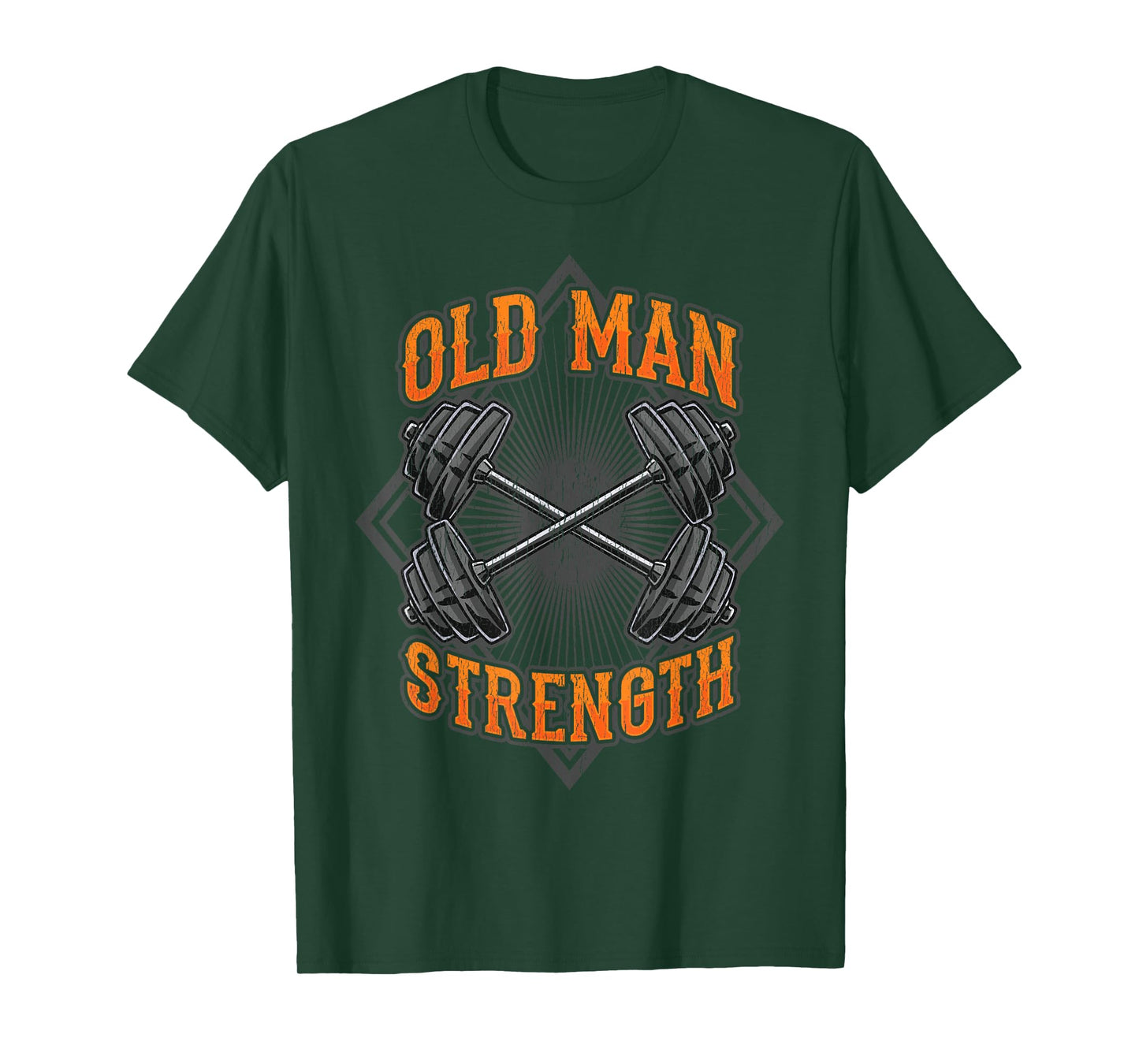 Old Man Strength Muscle Gym Training Bodybuilding Workout T-Shirt