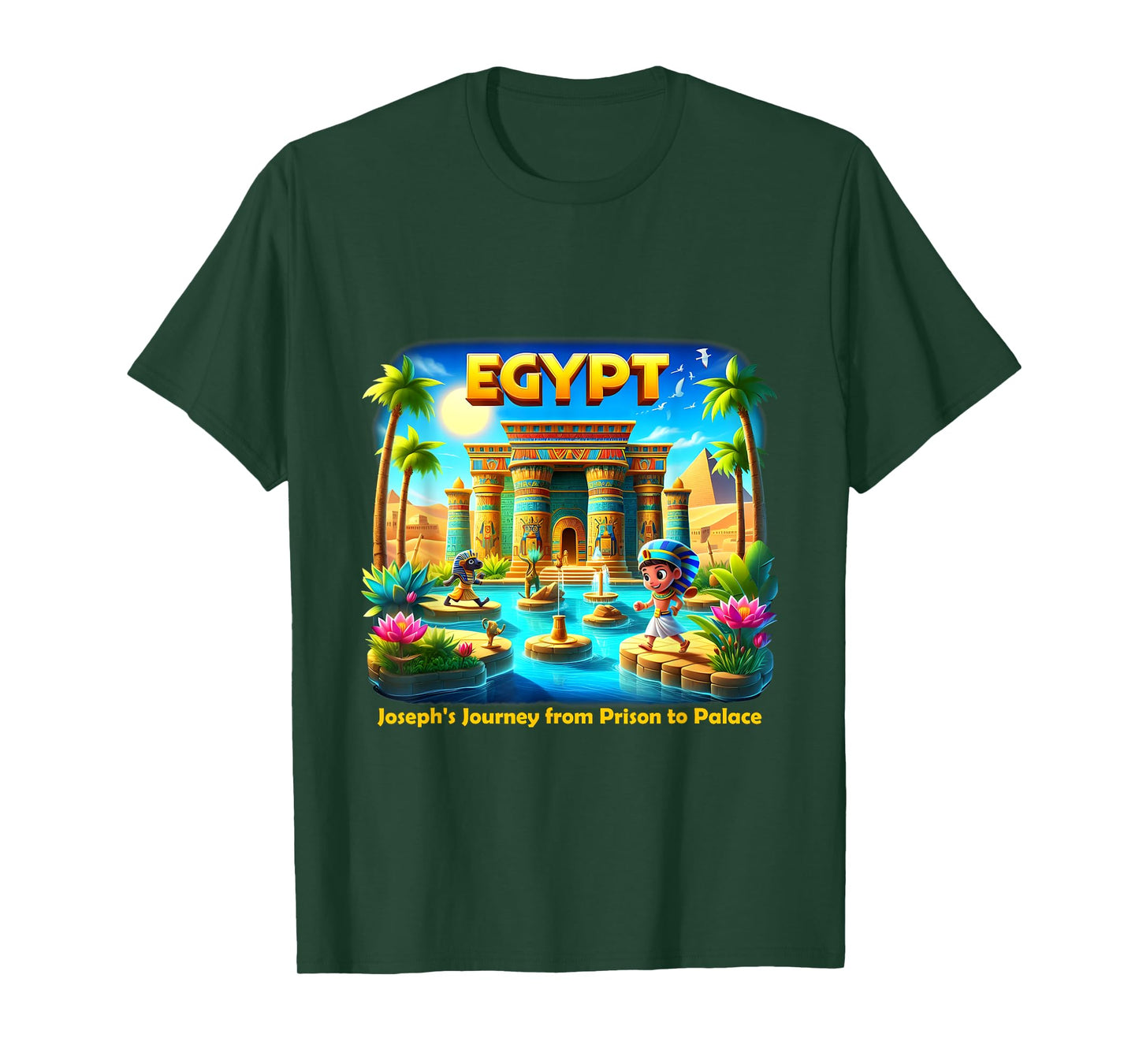 VBS 2025 Camp Youth Trip Egypt Adventure Kids T-Shirt