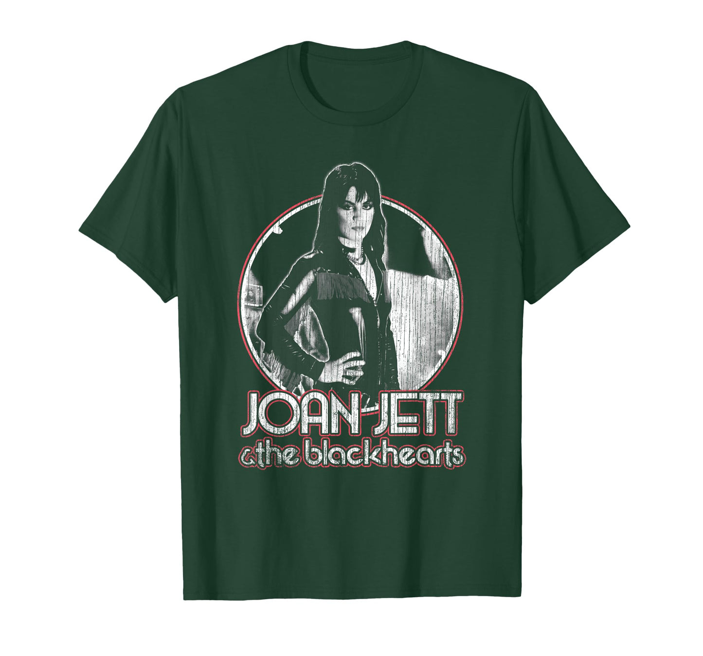 Joan Jett and the Blackhearts - Circle Portrait T-Shirt