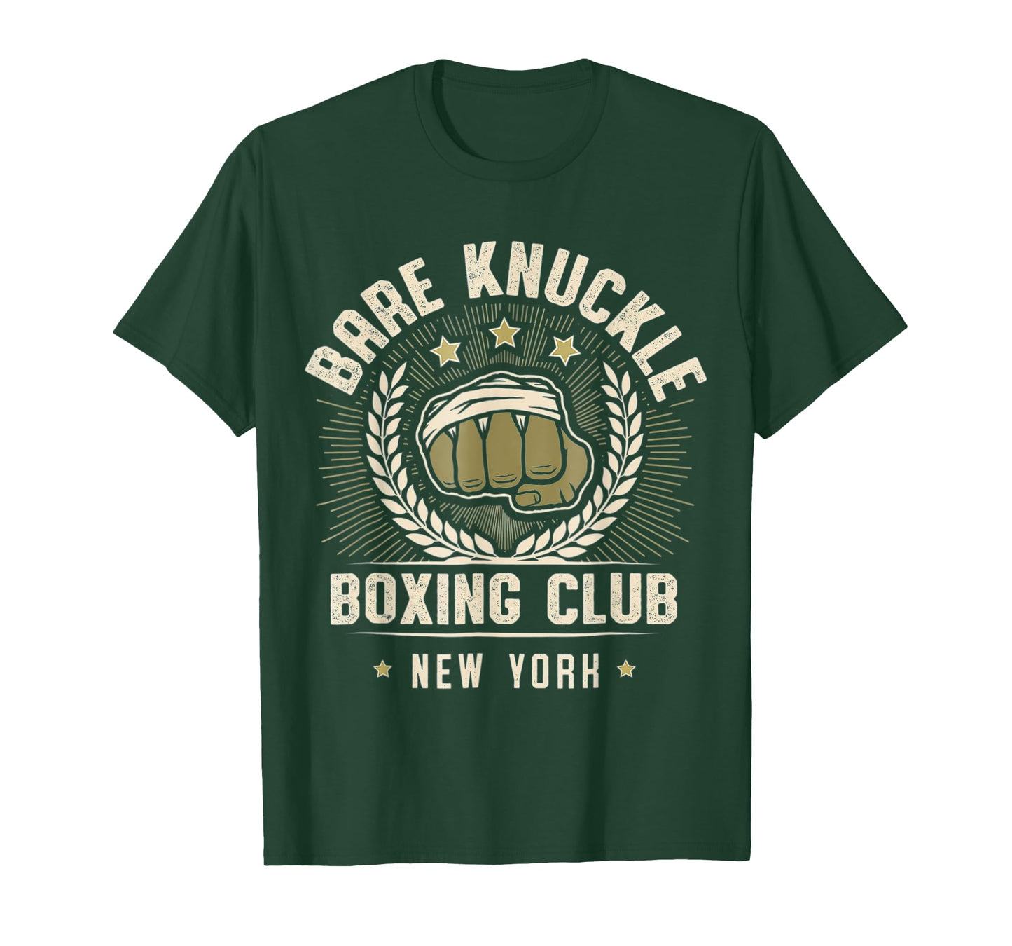Vintage Bare Knuckle Boxing Club Est 1950 Boxing Hand T-Shirt