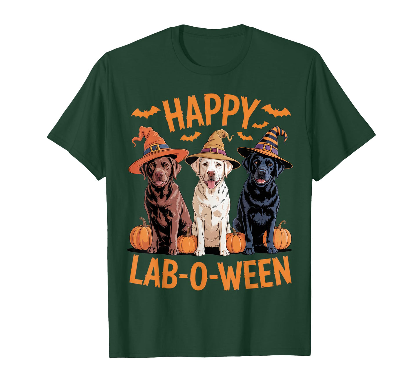 Happy Lab-O-Ween Dog Lovers Funny Halloween Costume T-Shirt