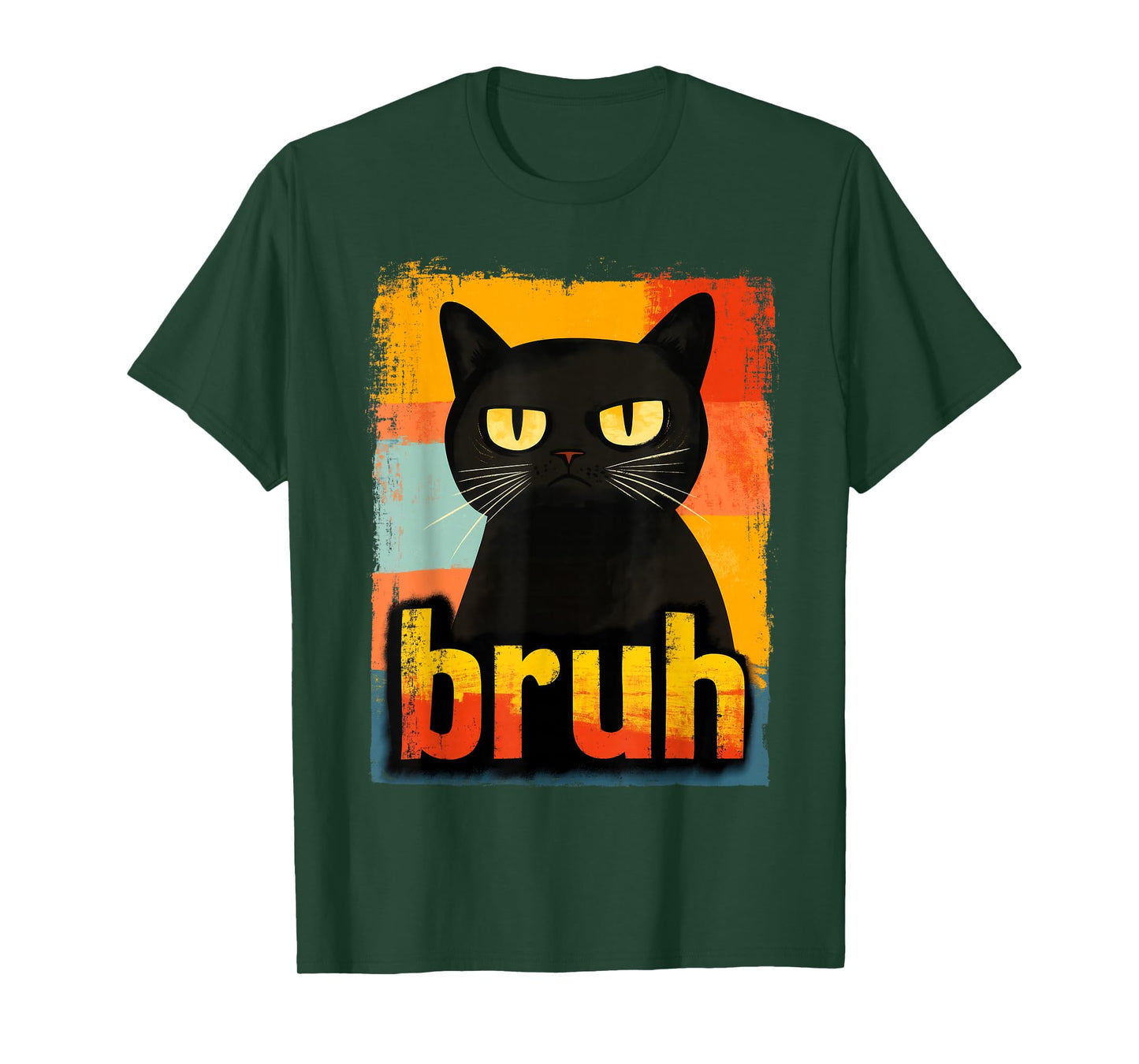Funny Cat Bruh For Teens Boys Girls Men Women Meme Graphic T-Shirt