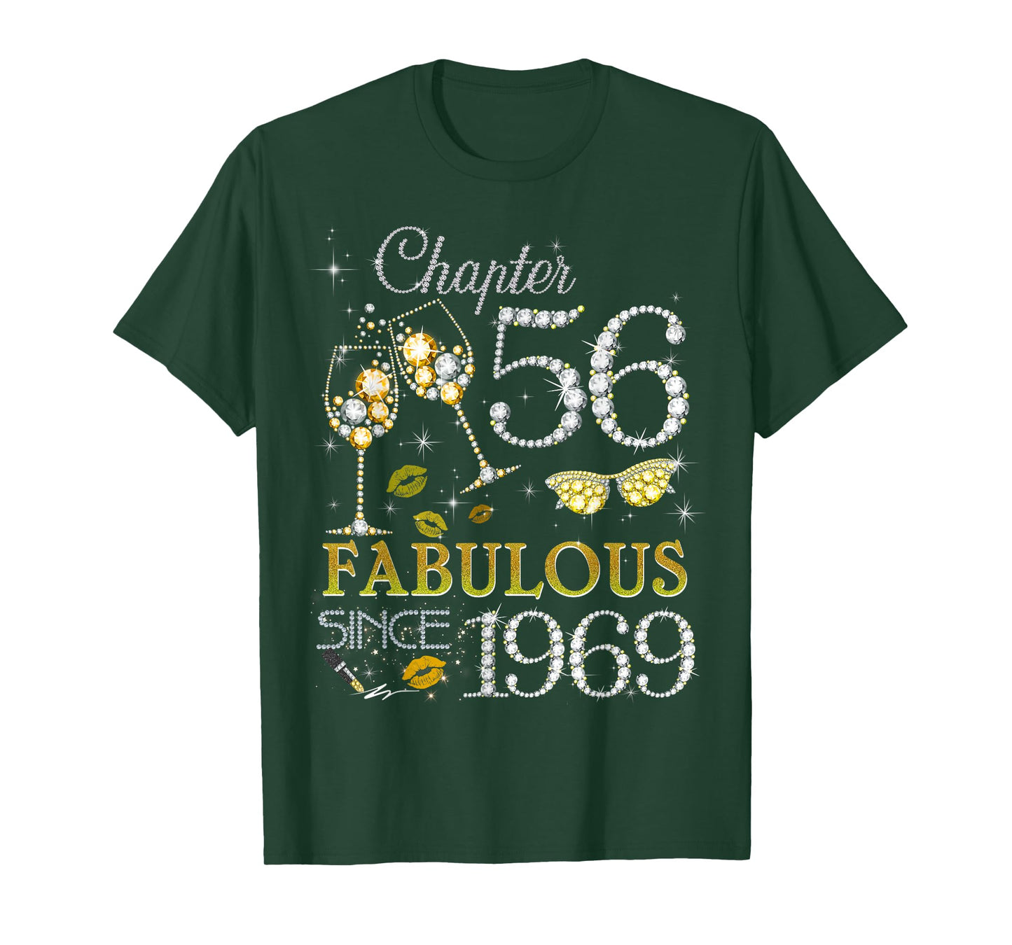 Womens Chapter 56 Fabulous Since 1969 56th Birthday Queen T-Shirt