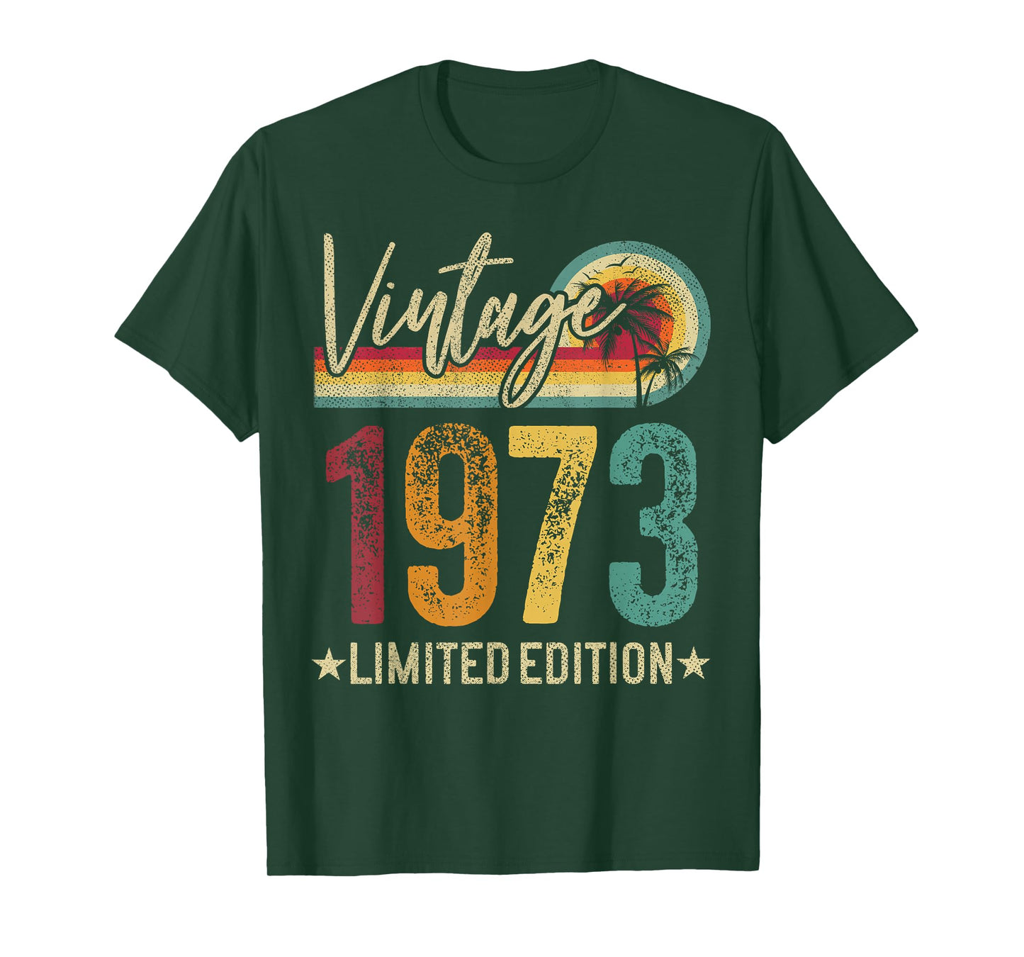 1973 52nd Birthday 52 Years Old Retro Men Women - Vintage T-Shirt