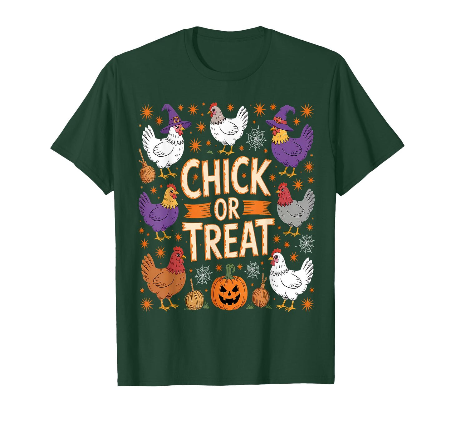 Chick Or Treat Halloween Poultry Fun T-Shirt