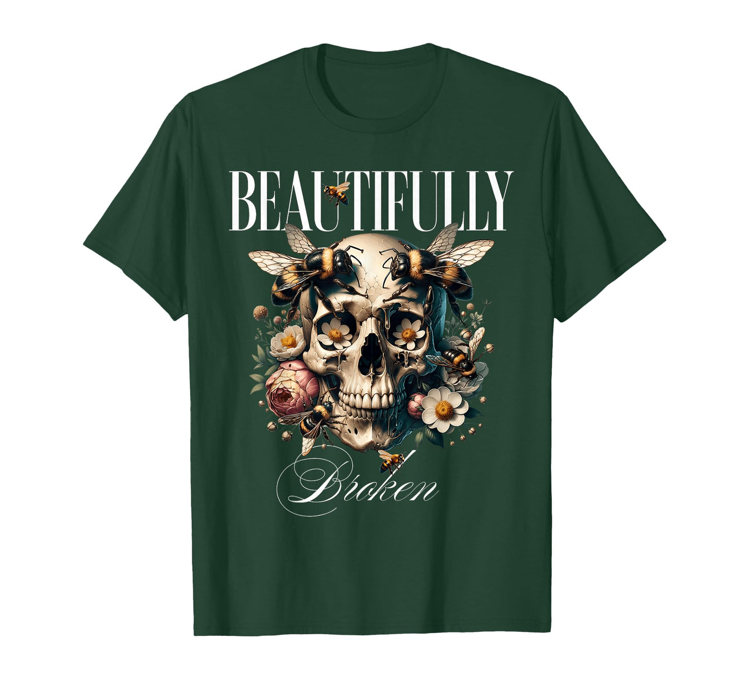 Beautifully Broken Tshirt For Men Women Vintage Retro T-Shirt