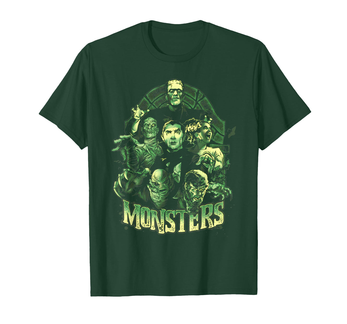 Vintage Funny Monster Mash Frankenstein Horror Movies Lovers T-Shirt