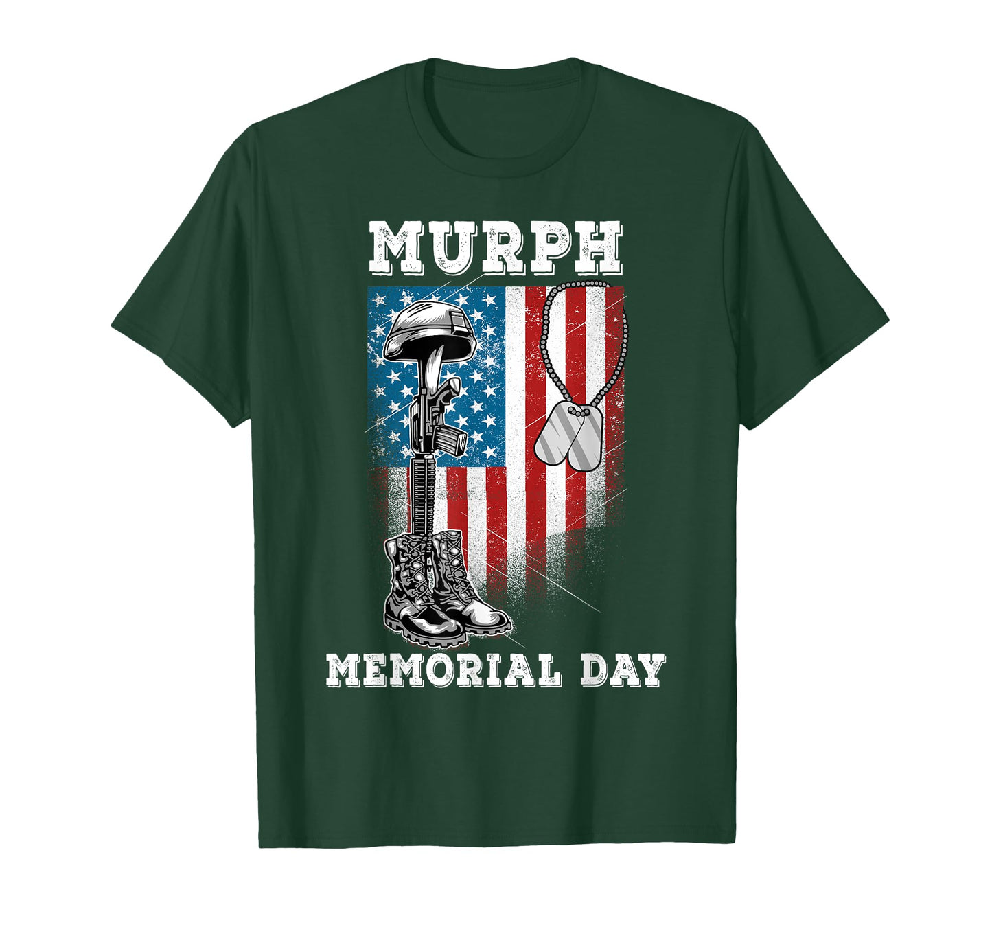 Murph 2021 Workout Challenge American Memorial Day Murph T-Shirt