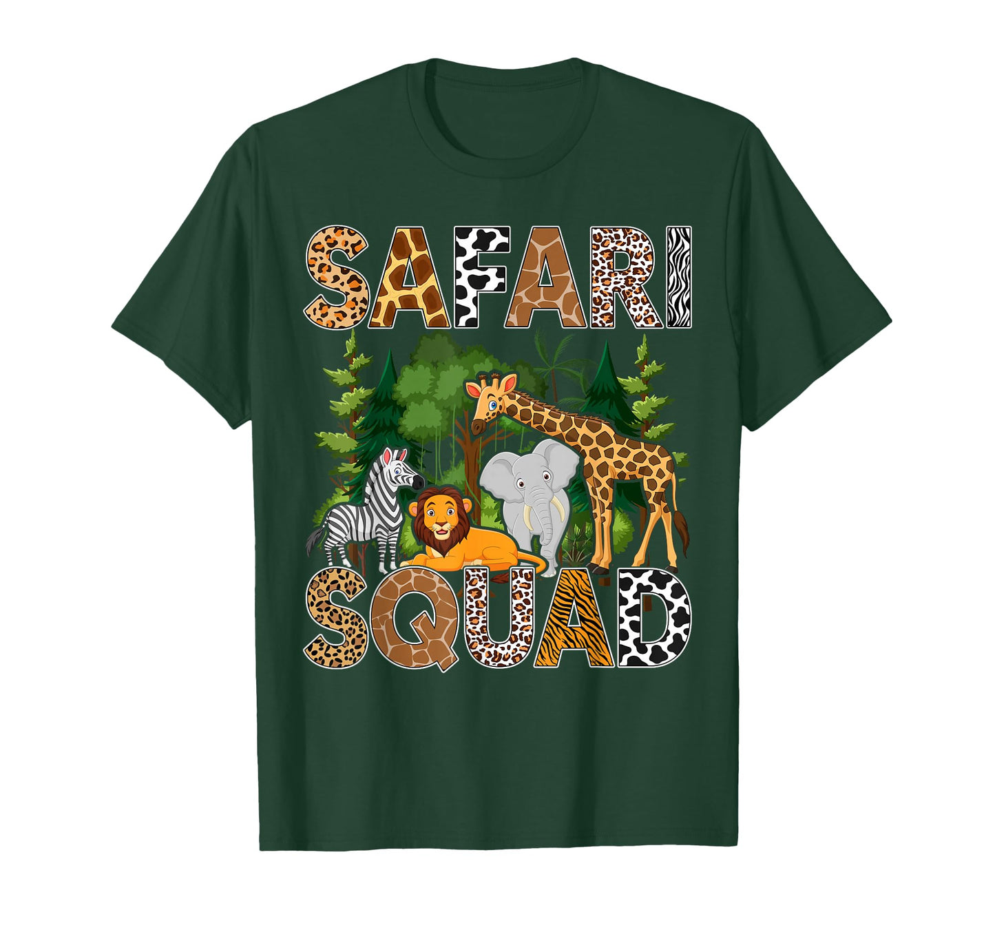 Safari Art For Men Women Zoologist African Print Zoo Safari T-Shirt