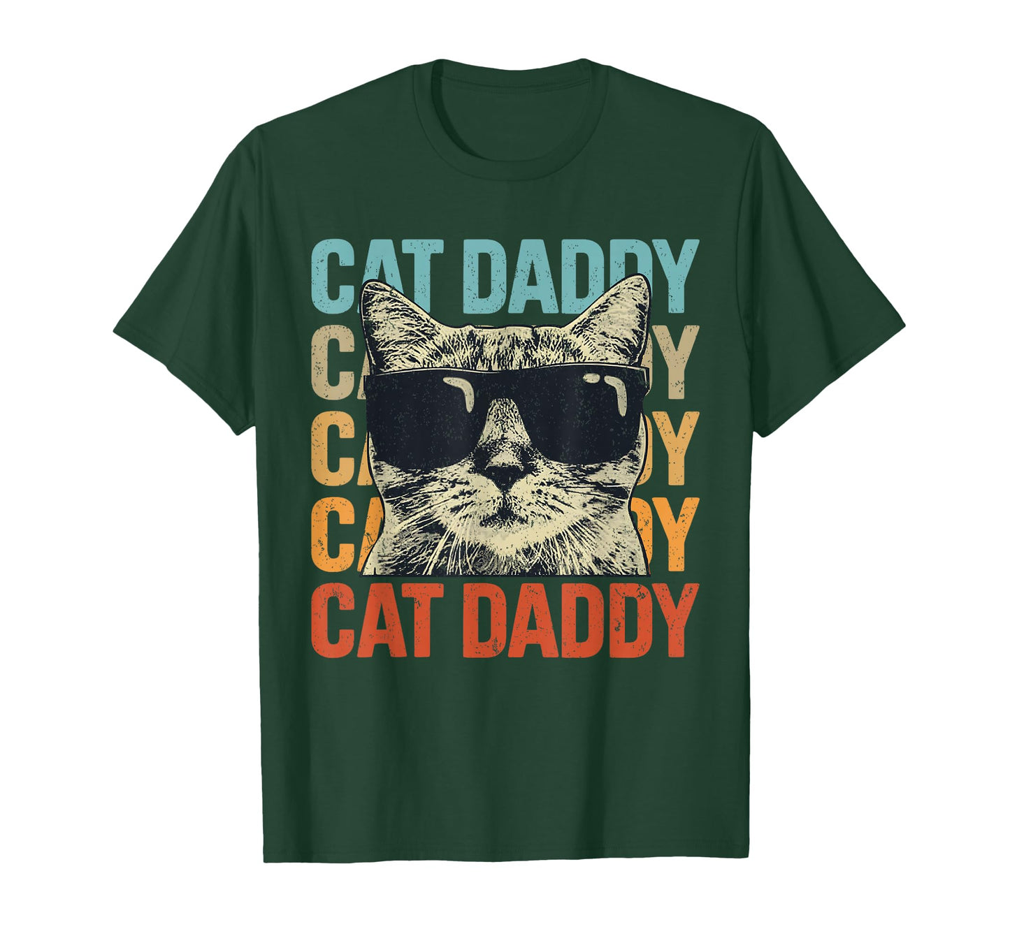 Funny Cat Daddy Lover Gift for Men Women Kid Boy Girl T-Shirt