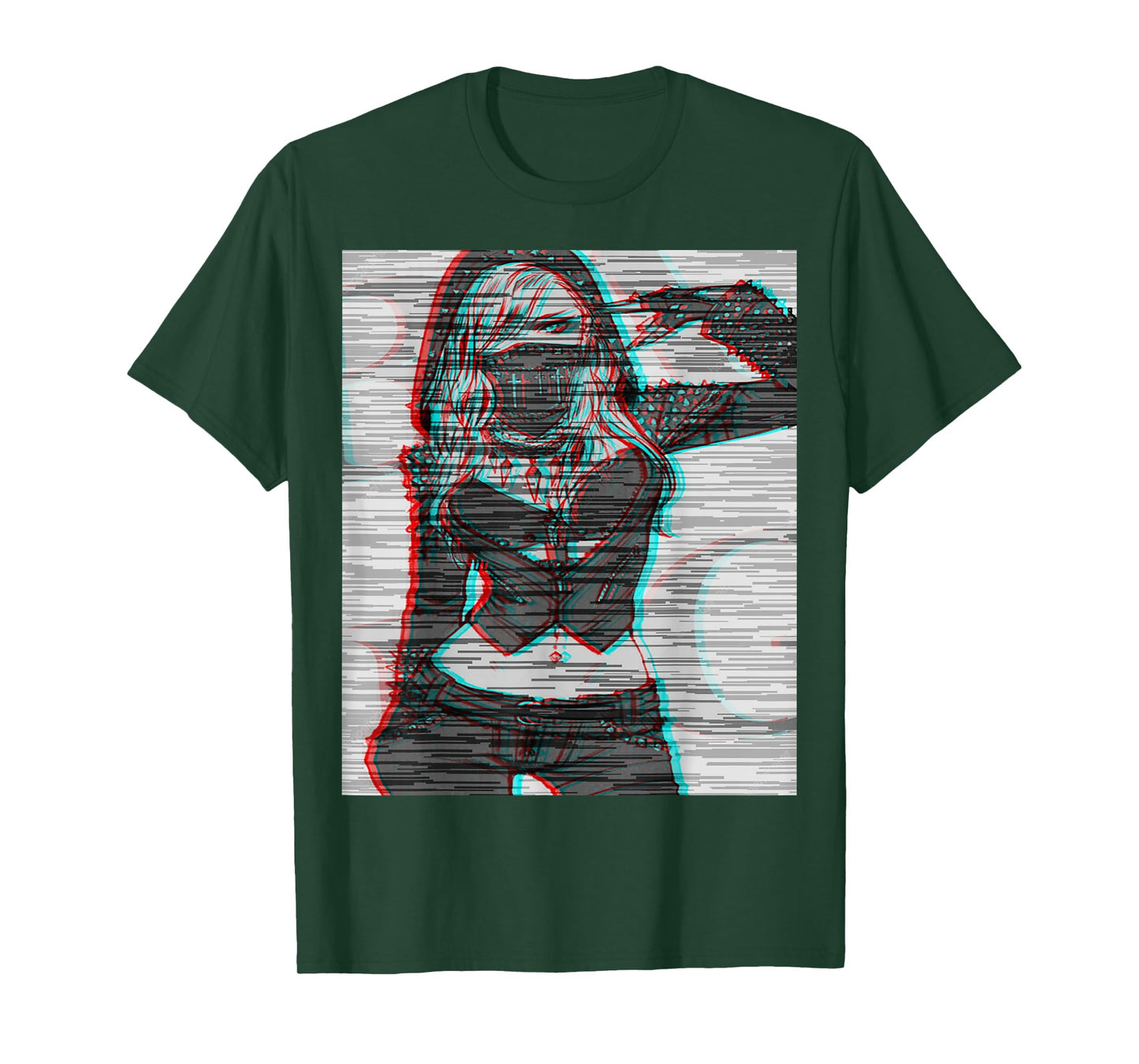 Gangsta glitch cyber assassin t shirt T-Shirt