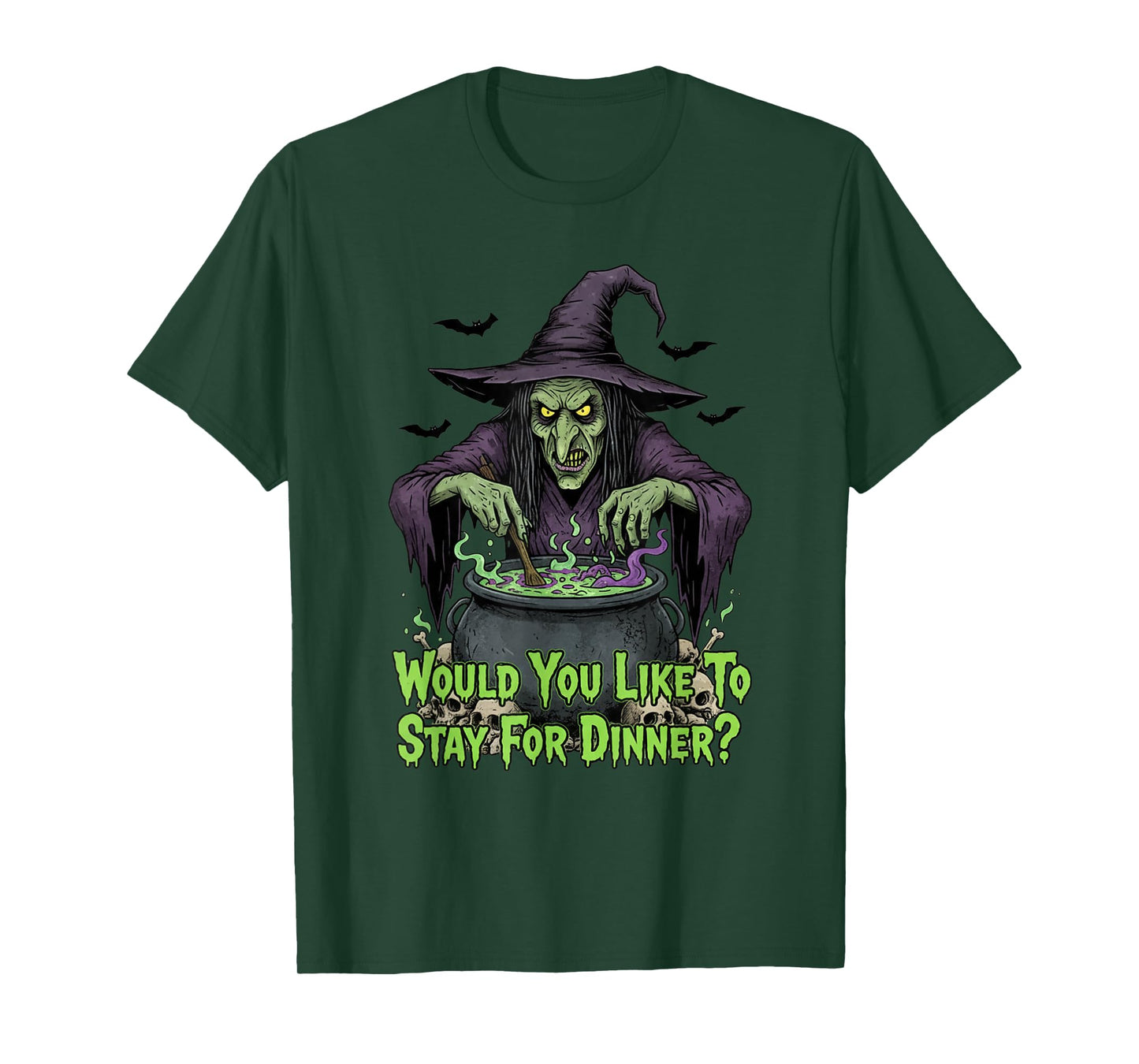 Halloween Witch Stay for Dinner? T-Shirt