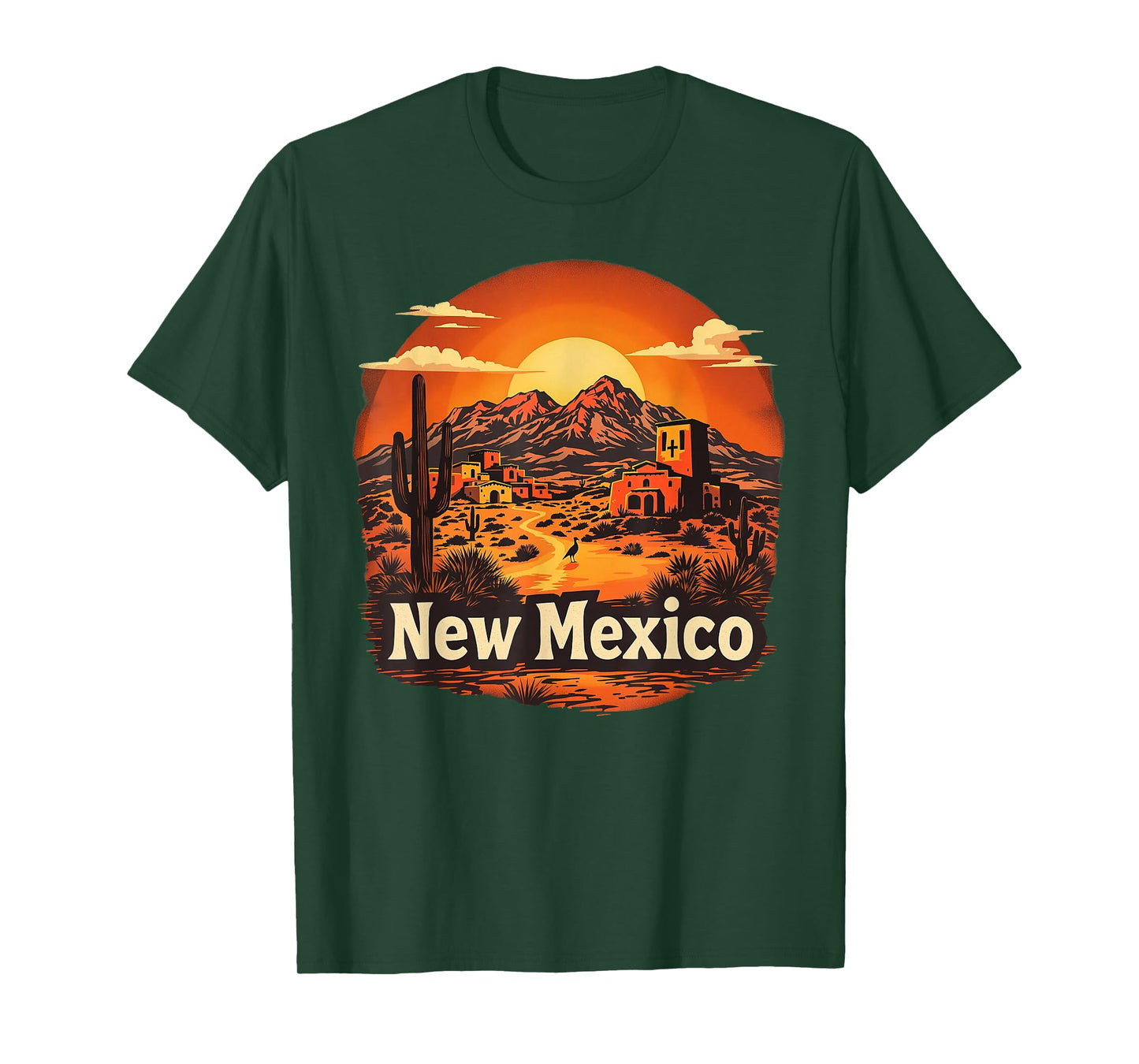 Vintage Sunset Desert Retro New Mexico T-Shirt