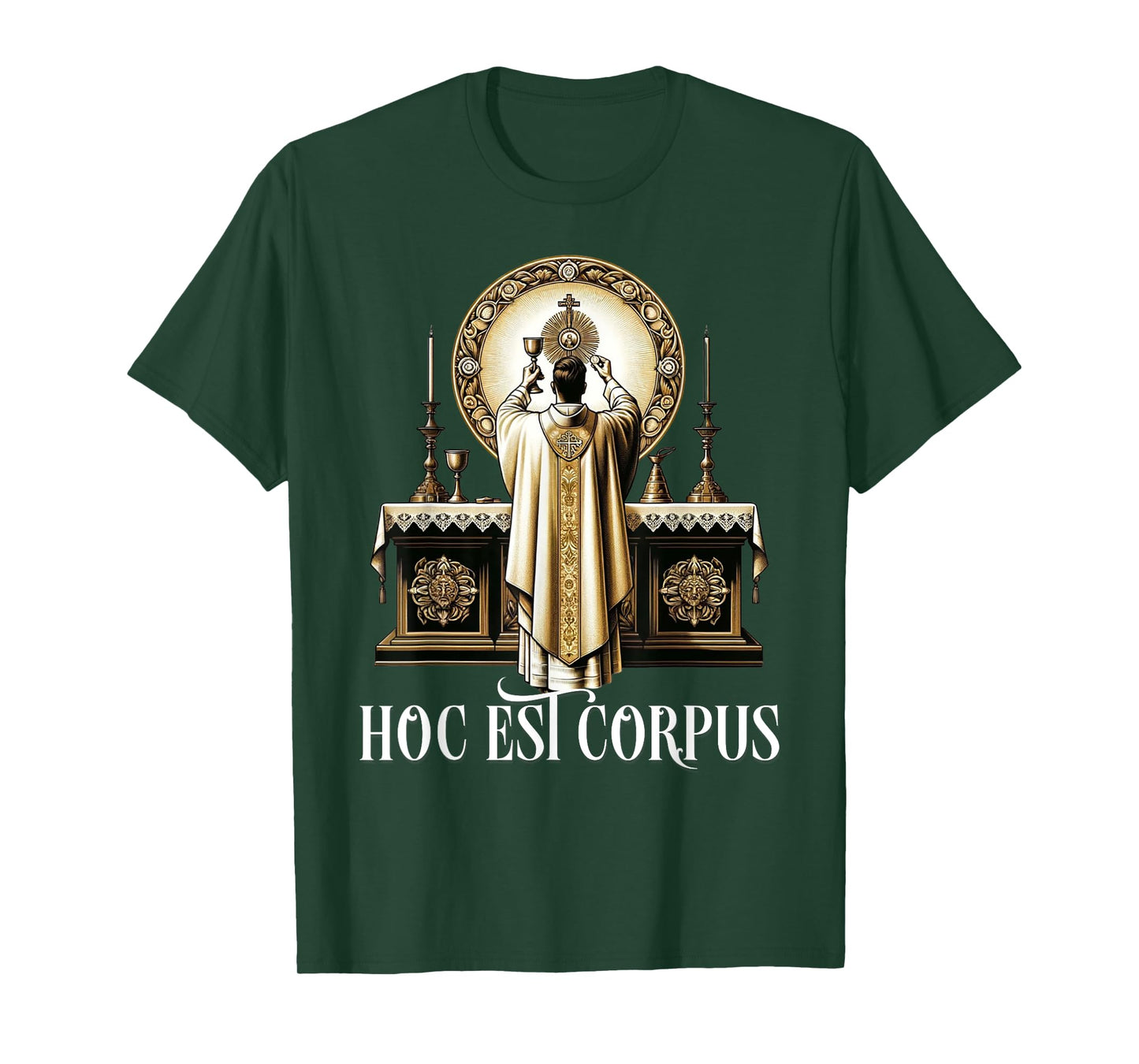 Eucharistic Consecration Traditional Latin Mass Catholic T-Shirt