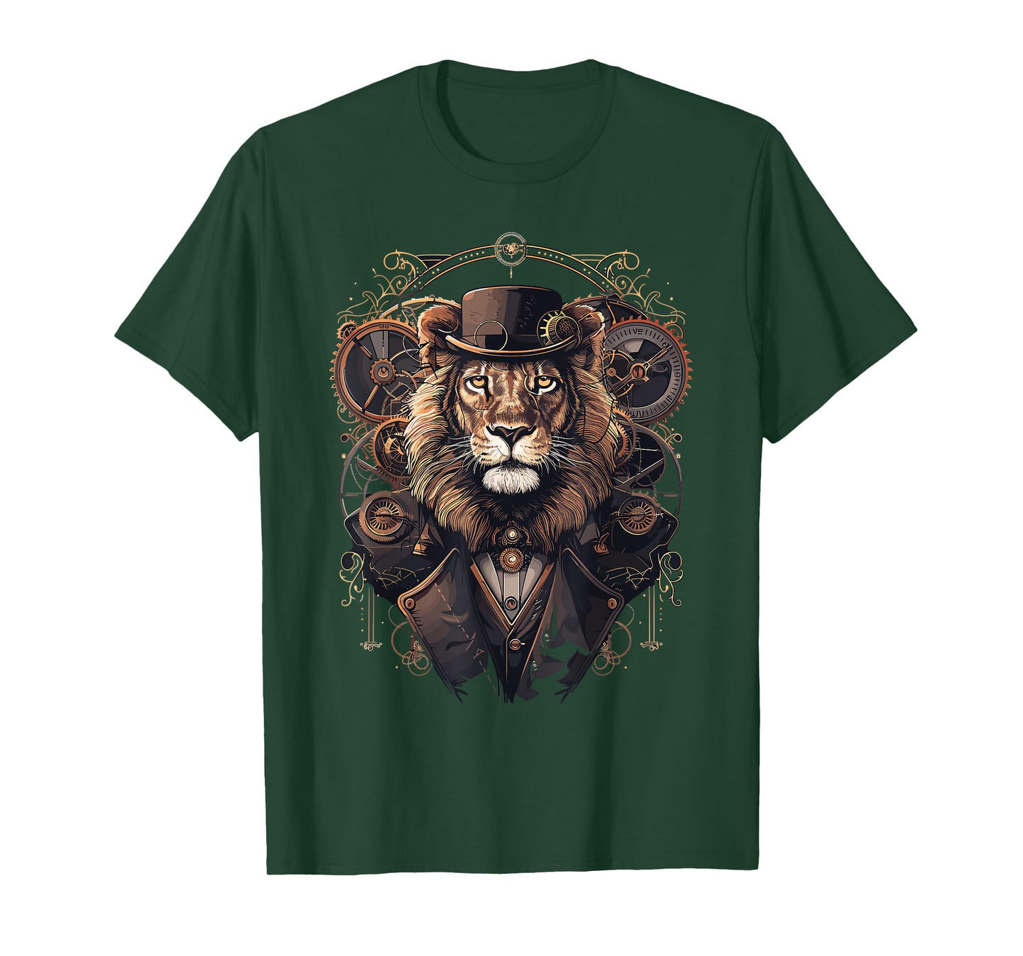 Steam Punk Art Lion Steampunk T-Shirt