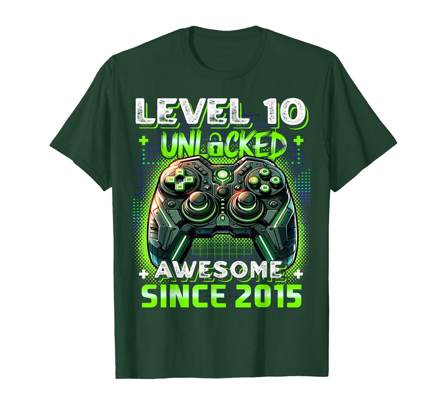 10th Birthday Boy Level 10 Gamer 10 Year Video Game Party T-Shirt