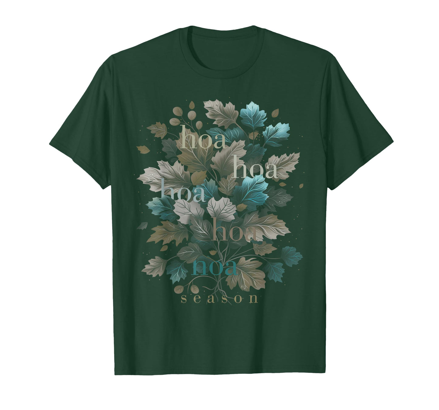 Hoa Hoa Hoa Hoa Hoa Trendy Emo Fall Season Leaves Trendy T-Shirt
