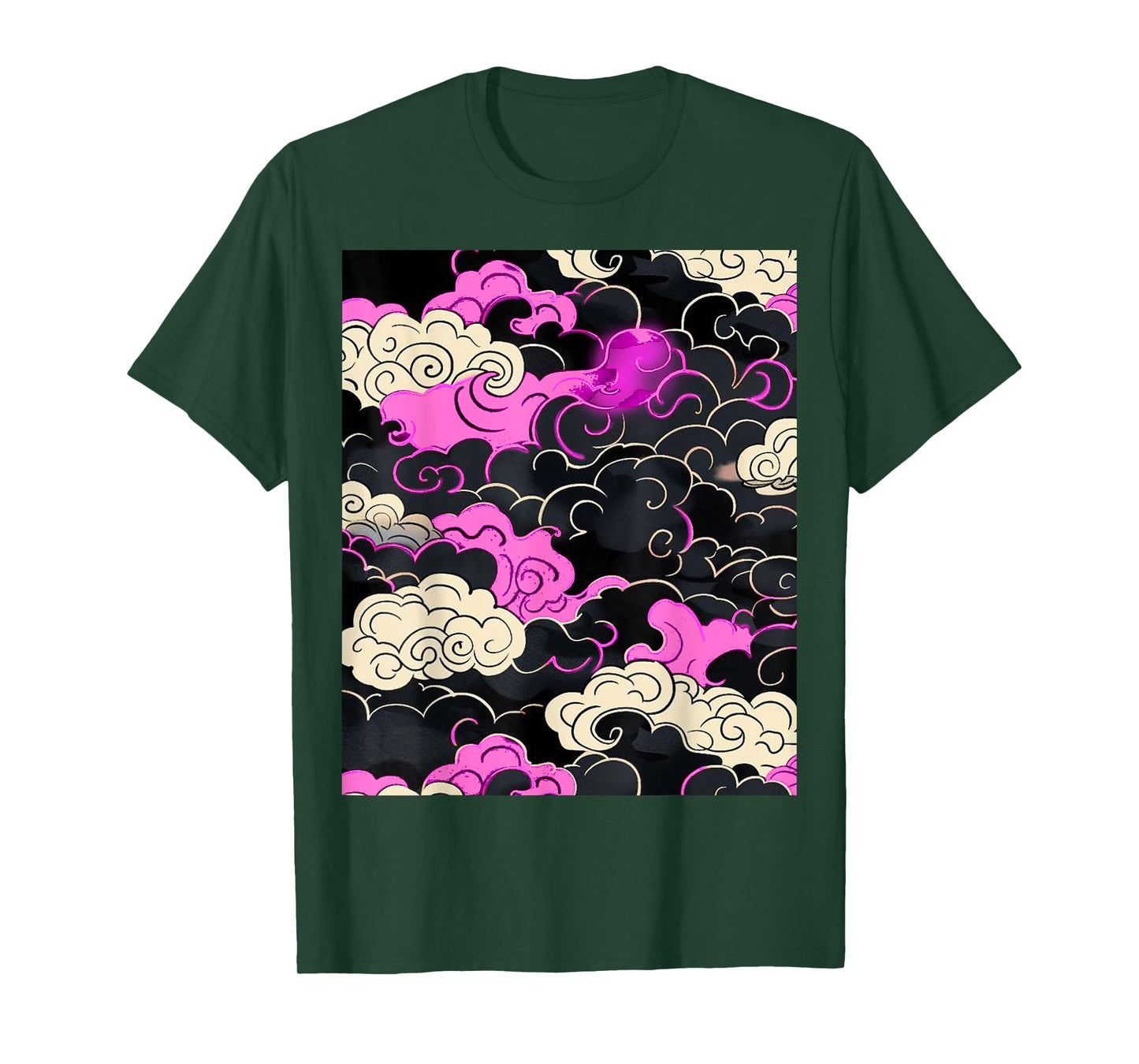 Pink Graphic Above The Clouds Pink Graphic T-Shirt