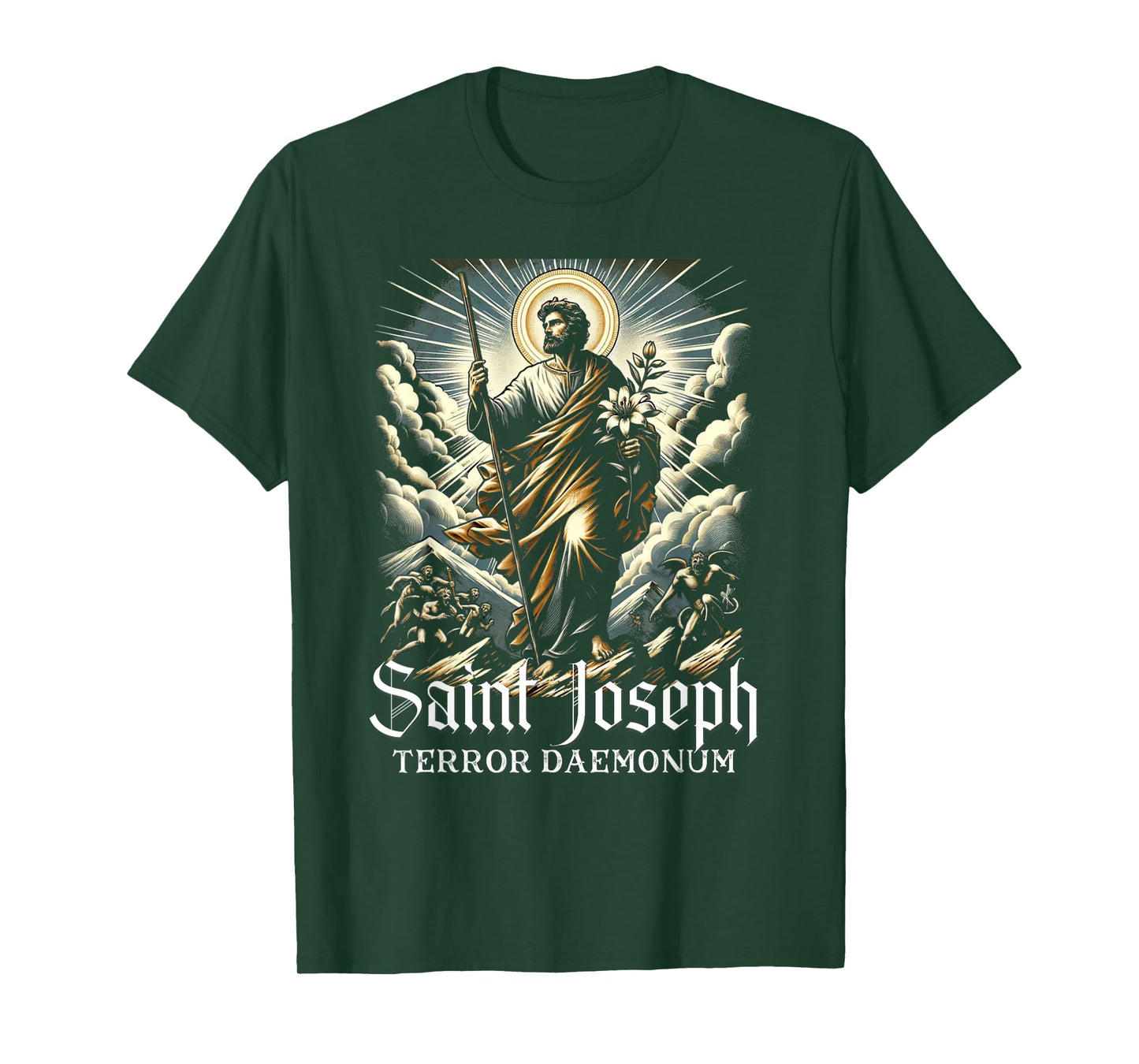 Saint Joseph Catholic Father And Worker T-Shirt