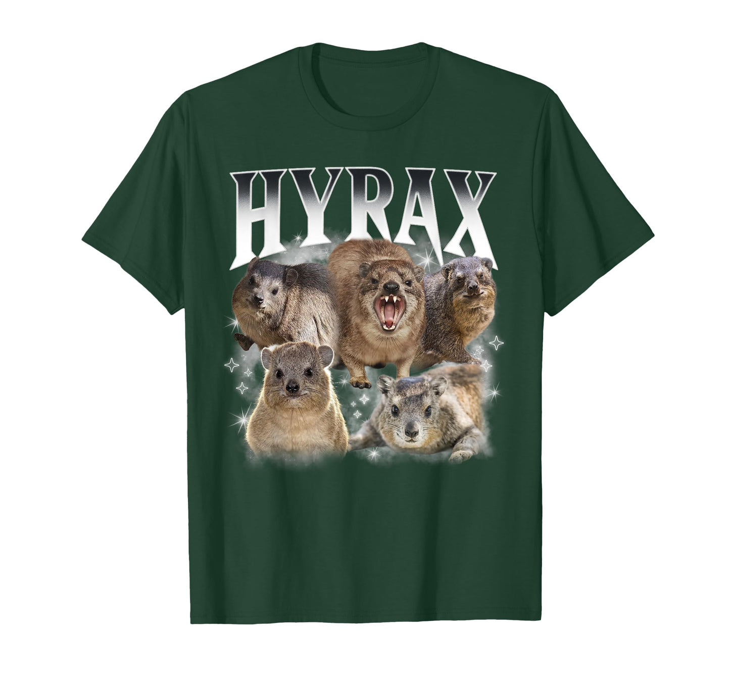 Hyrax Vintage Ugly Funny Meme Retro Animal Long Sweat T-Shirt