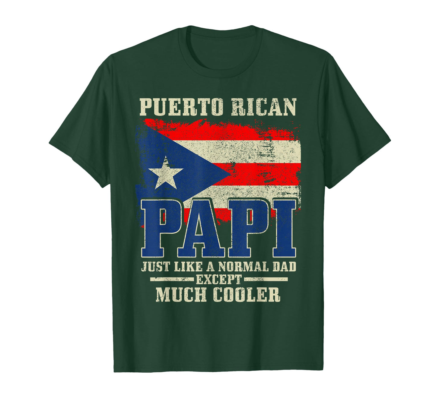 Puerto Rican Papi Dad Puerto Rico Pride Boricua Father's Day T-Shirt