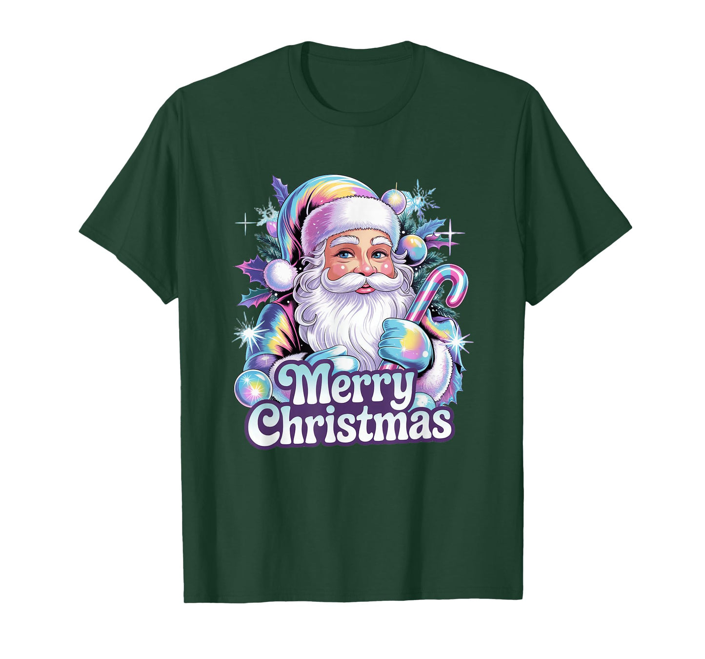 Merry Christmas Festive Santa Claus Joy T-Shirt